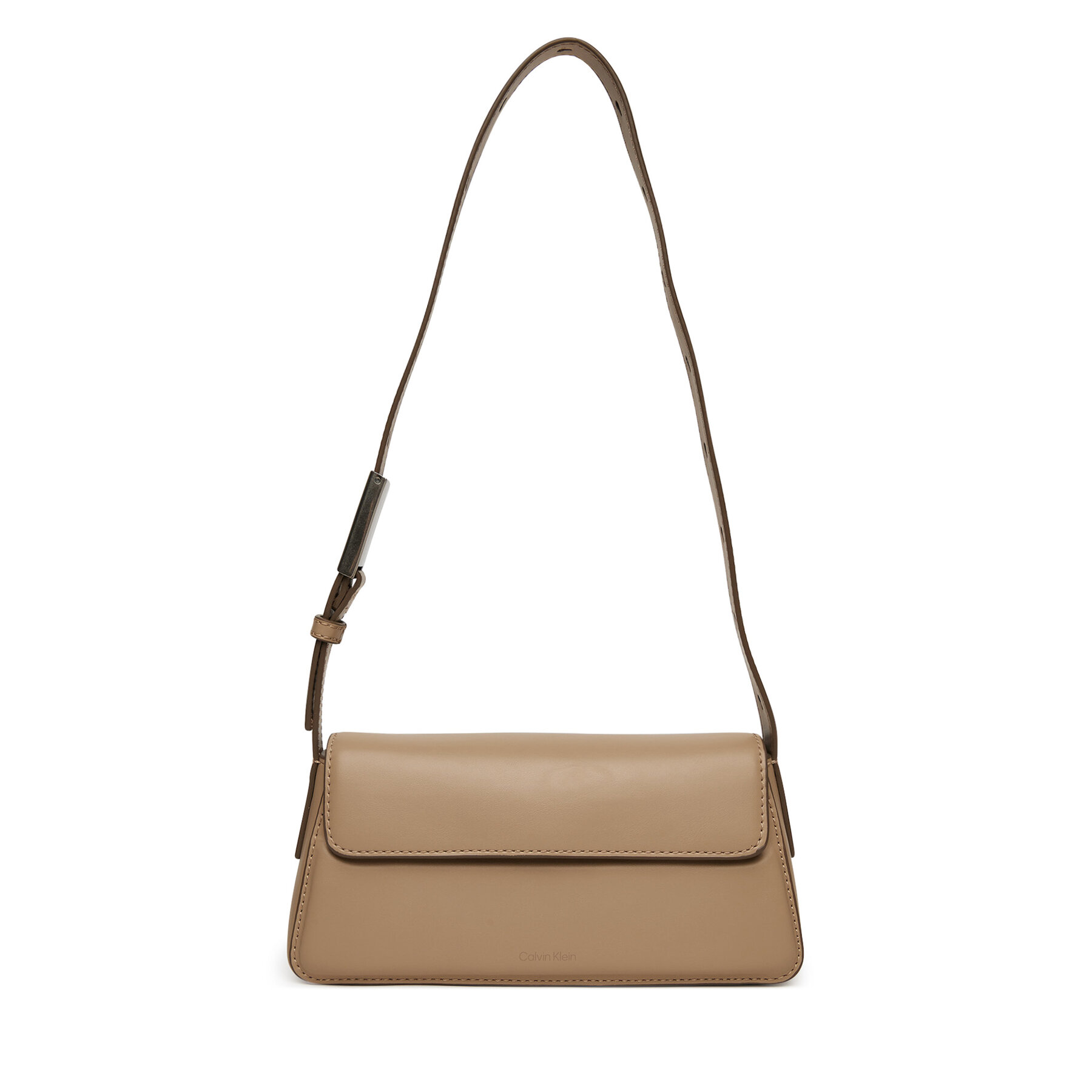 Geantă Calvin Klein Jeans Belted Small Shoulder Bag LV04K3110G Bej