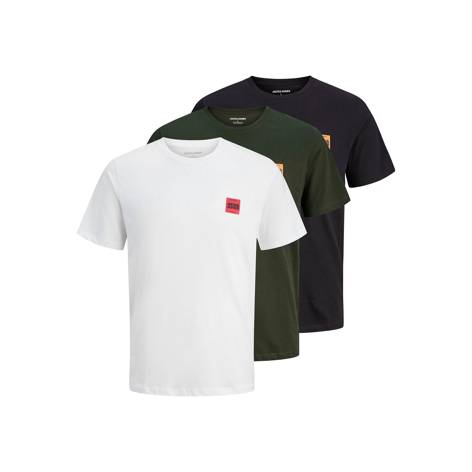 Jack & Jones Set di t-shirt Brandy 12288298 Multicolore Regular Fit