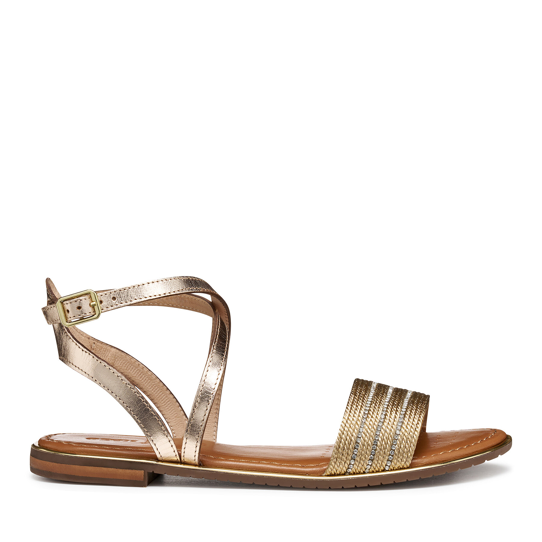 Σανδάλια Geox D Sozy Plus D55DQF 02JN0 C2E2L Χρυσό