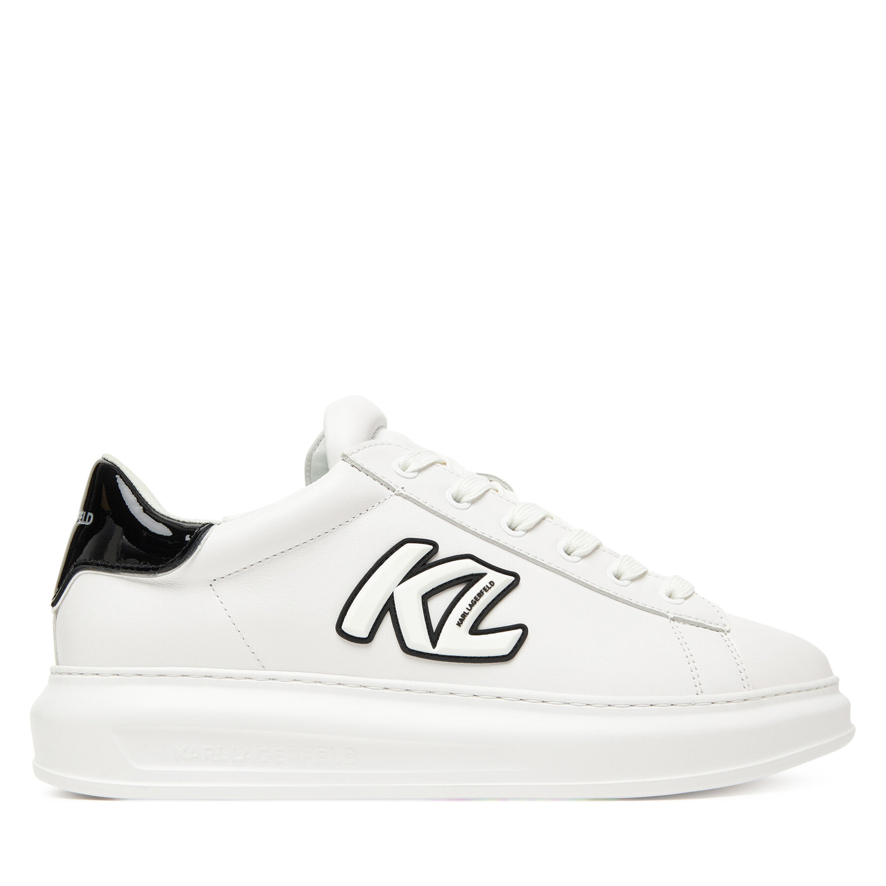 KARL LAGERFELD Pánske Sneakersy, Rozmer: 46, Biela, KL52535A