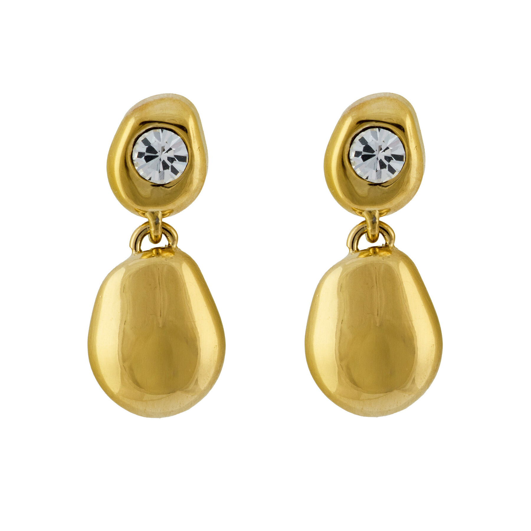 Обици Guess JUBE05 187JW Златист