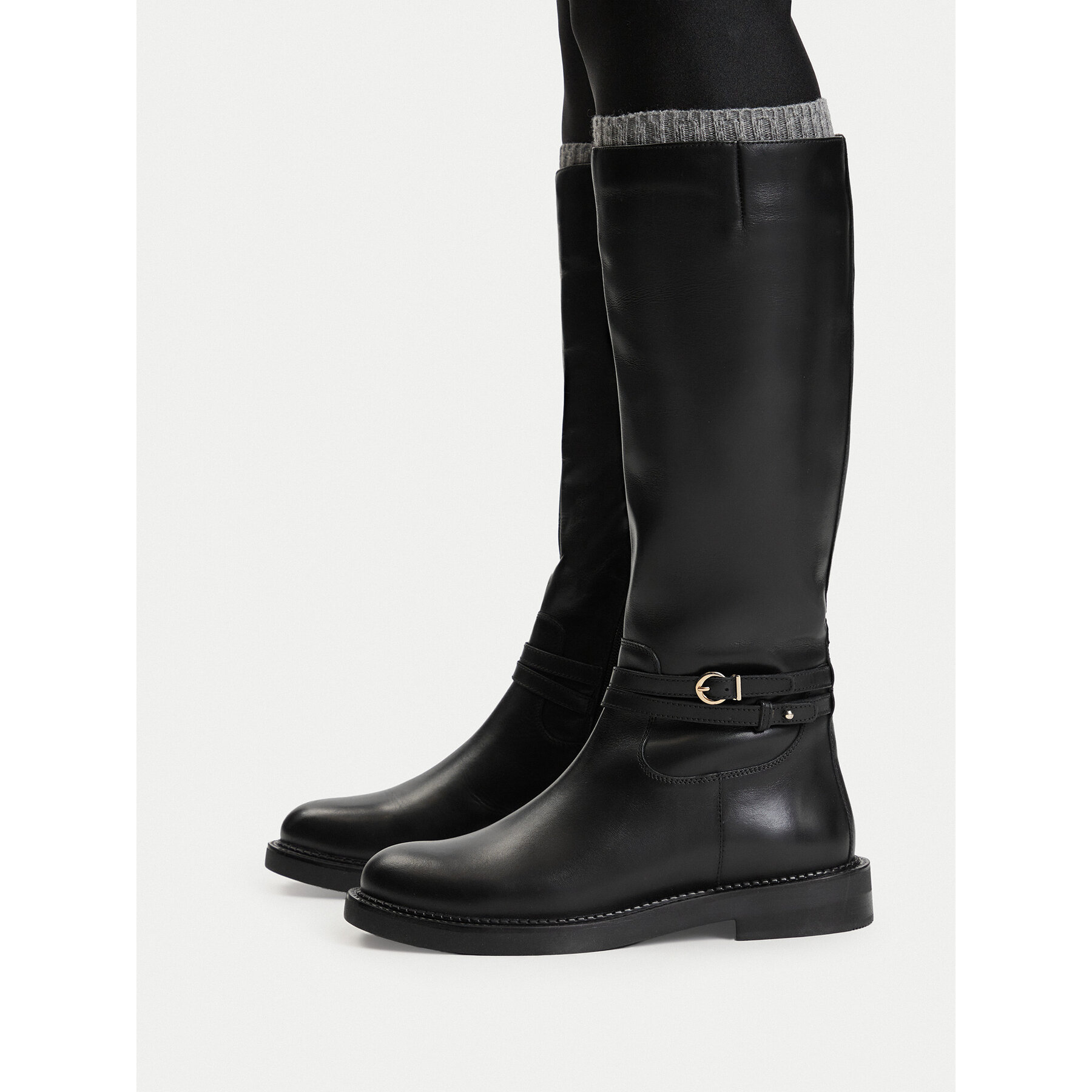 Geox Μπότες Ιππασίας Geox D Serilda D56WYA 00043 C9999 Μαύρο