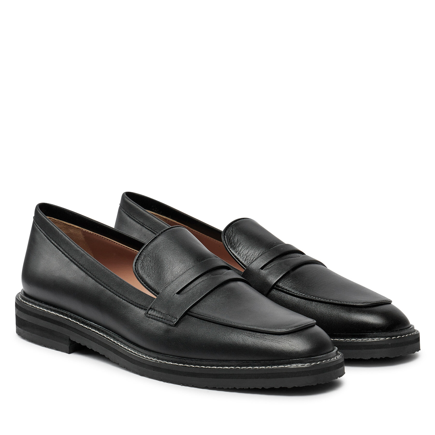 Damskie Lordsy Pollini, Rozmiar 36 Czarny SA10093G1LTDG000
