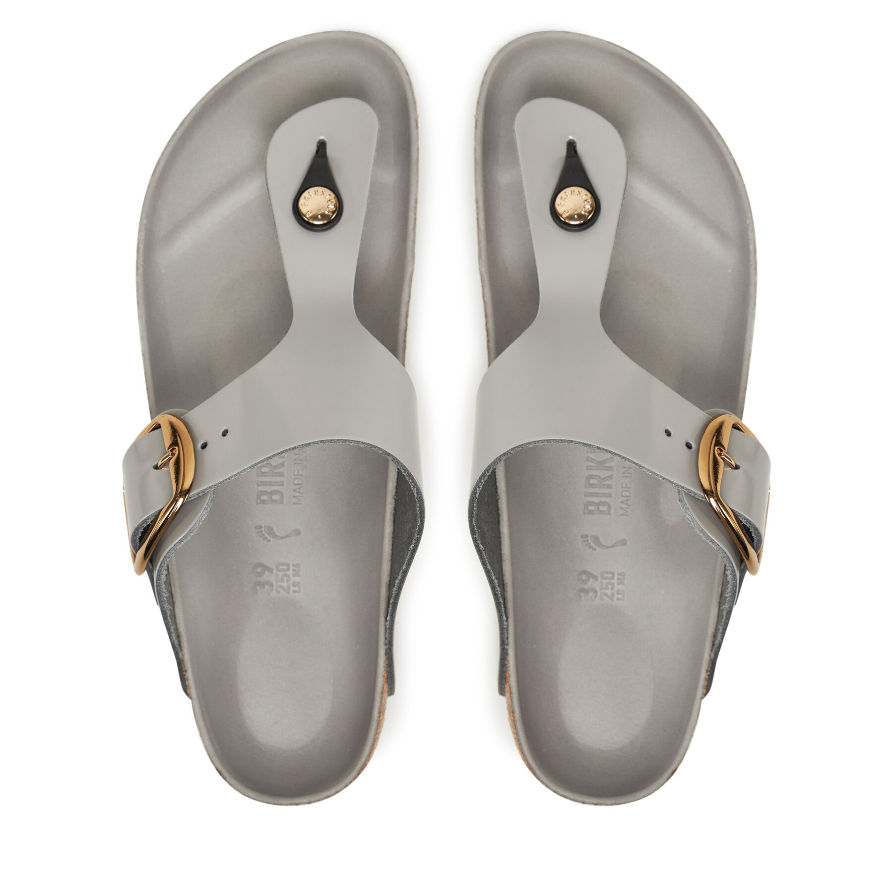 Dámske Žabky Birkenstock, Rozmer: 35, Sivá, Gizeh Big Buckle Hex 1029507