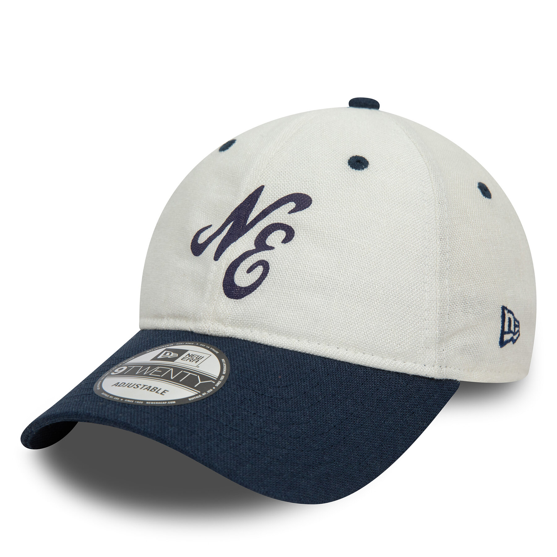 Cappellino New Era Linen Script 920 Ne 60503546 Écru