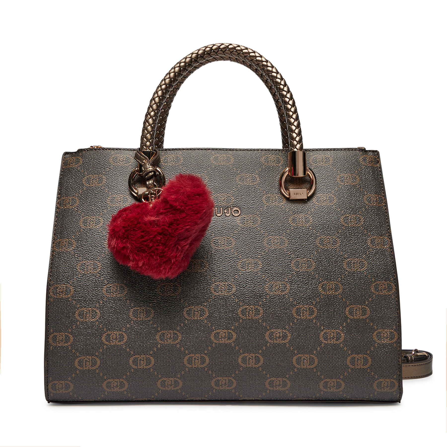 Bolso Liu Jo Ecs M Satchel Dou AF4008 E0668 Marrón
