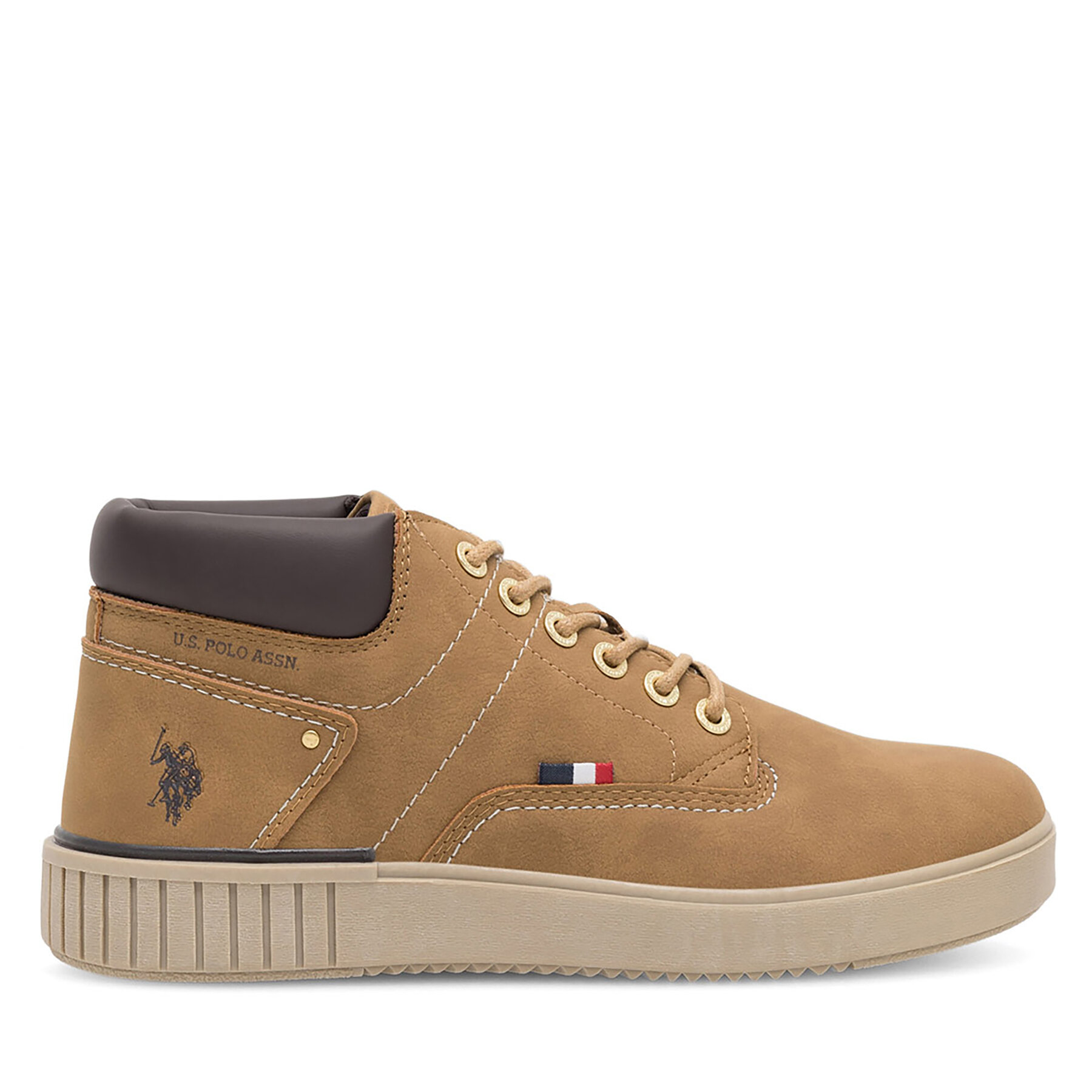 Botines planos U.S. Polo Assn. PYRO001M/CUY1 Marrón