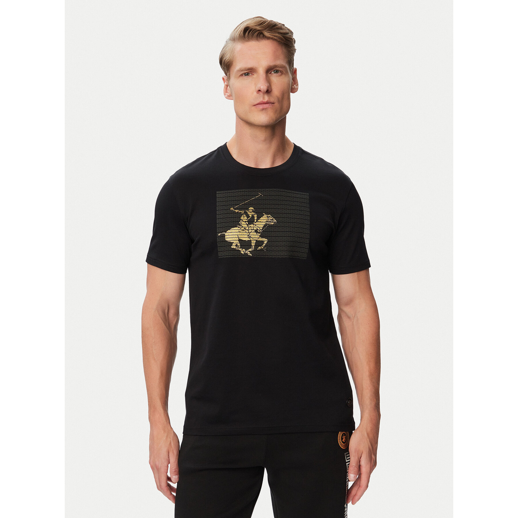 Beverly Hills Polo Club T-Shirt M1617-HR Schwarz Regular Fit
