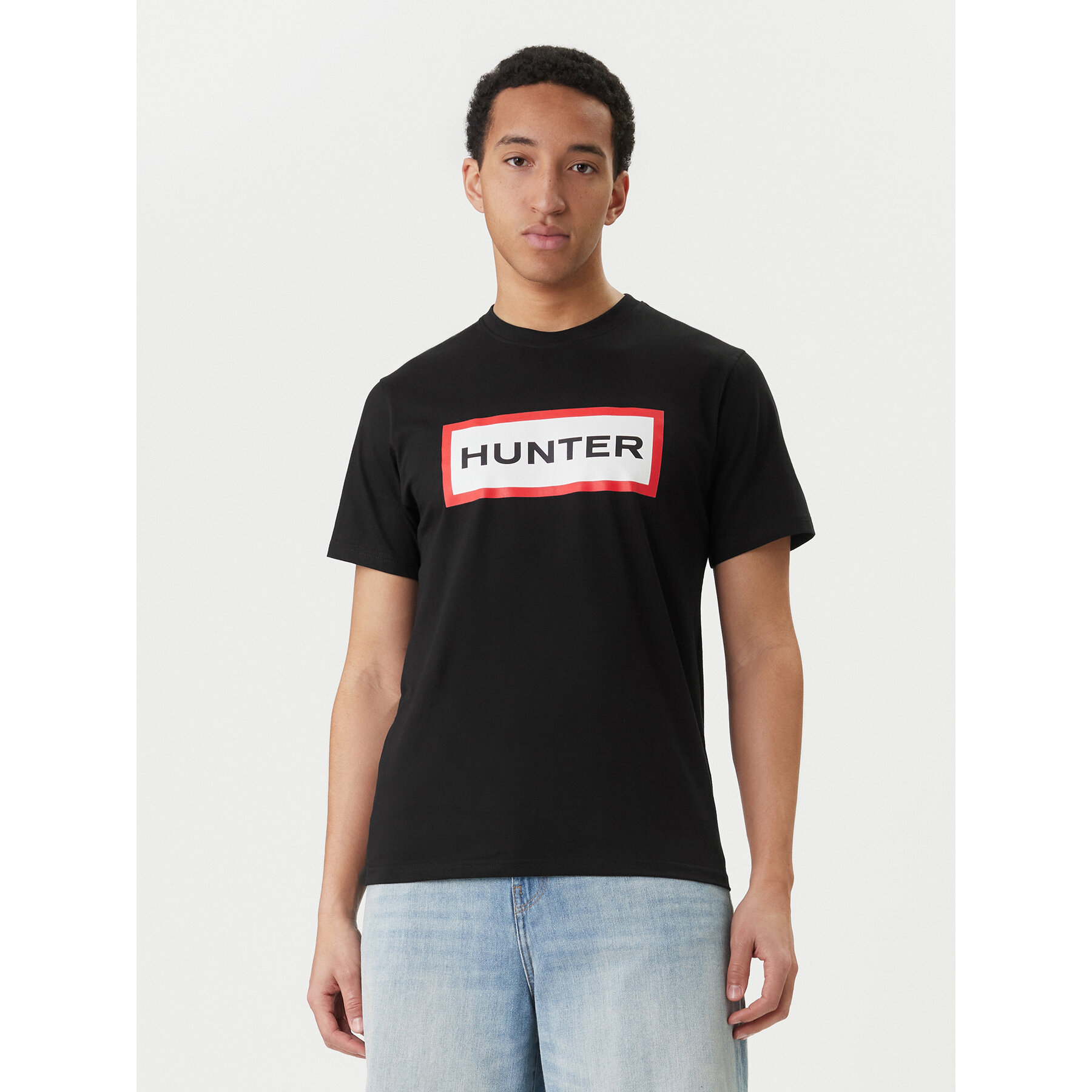 Hunter Majica Halton HARM0019252 Črna Regular Fit