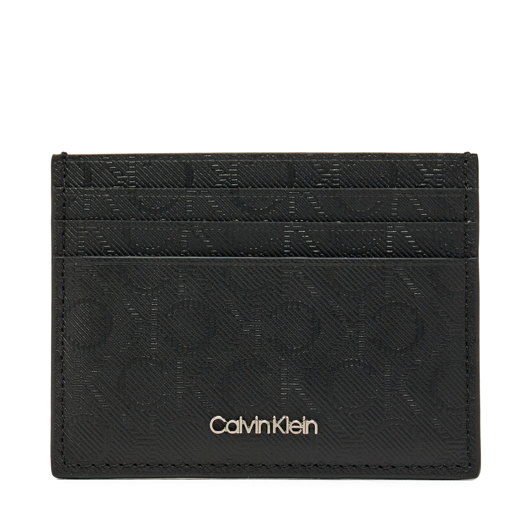 Calvin Klein Θήκη πιστωτικών καρτών Calvin Klein Ck Must Mono Cardholder 6cc K50K512701 Μαύρο