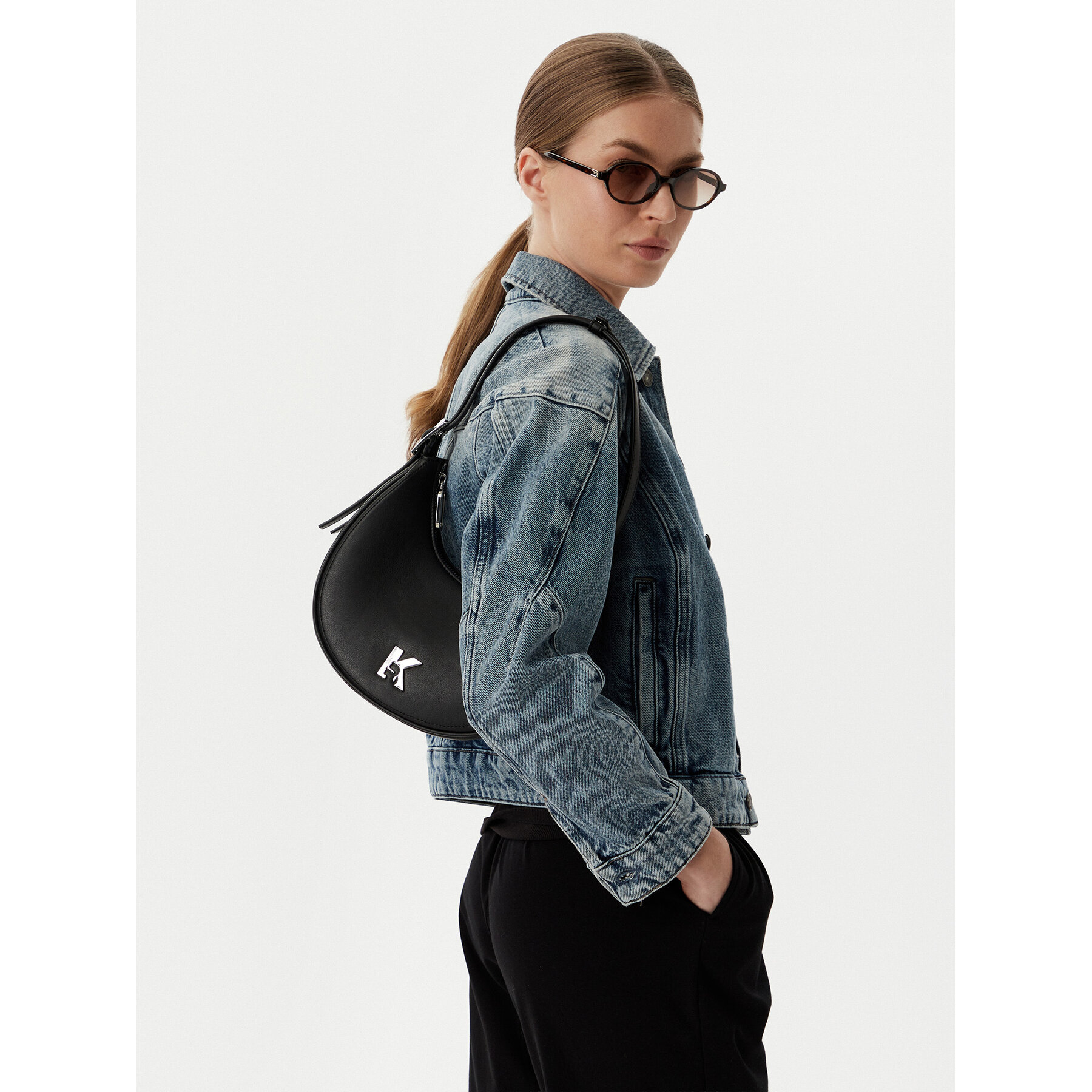Дамска чанта Karl Lagerfeld Jeans B2W30126 Черен