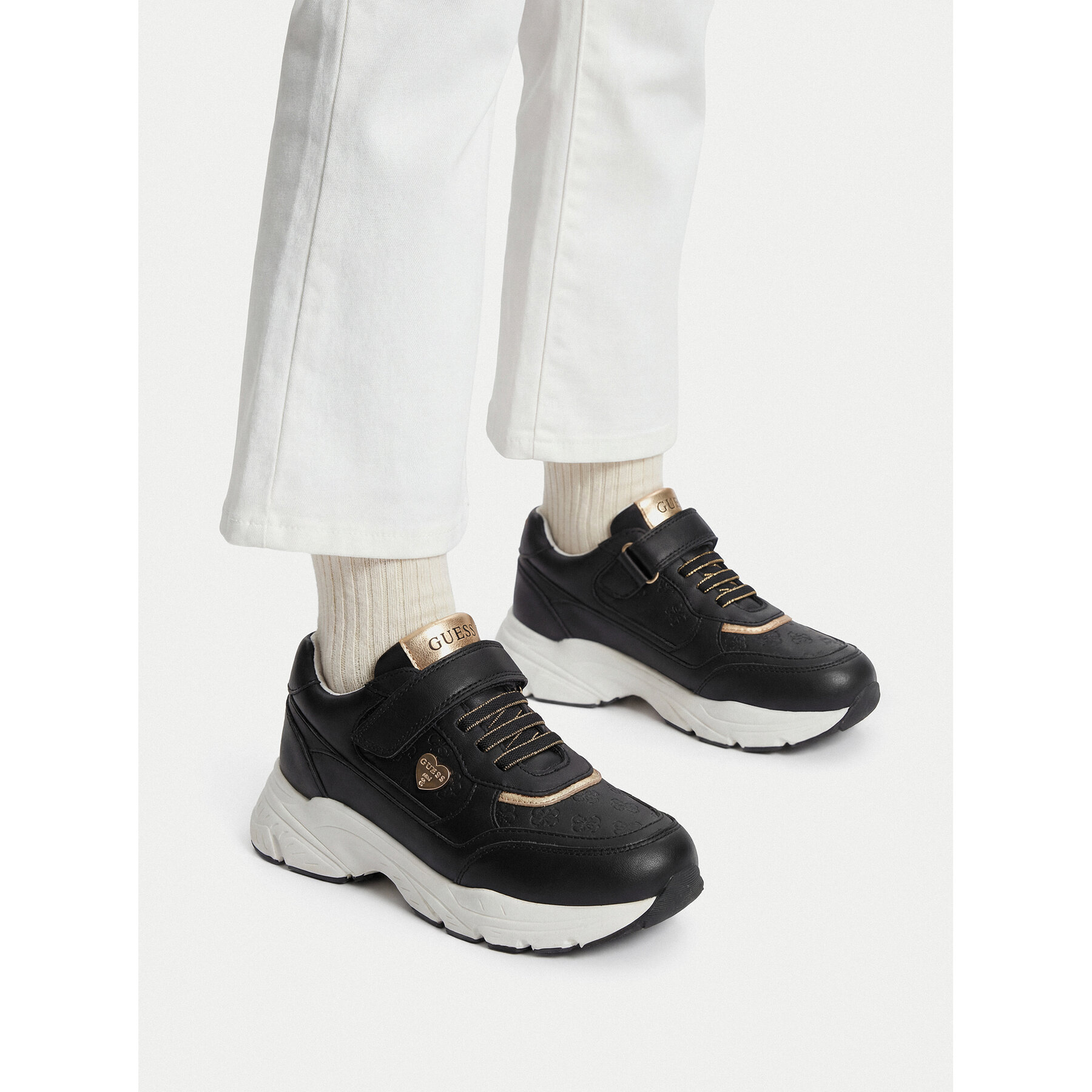 Sneakers Guess CEO-CI12-TONIC-01 Negru