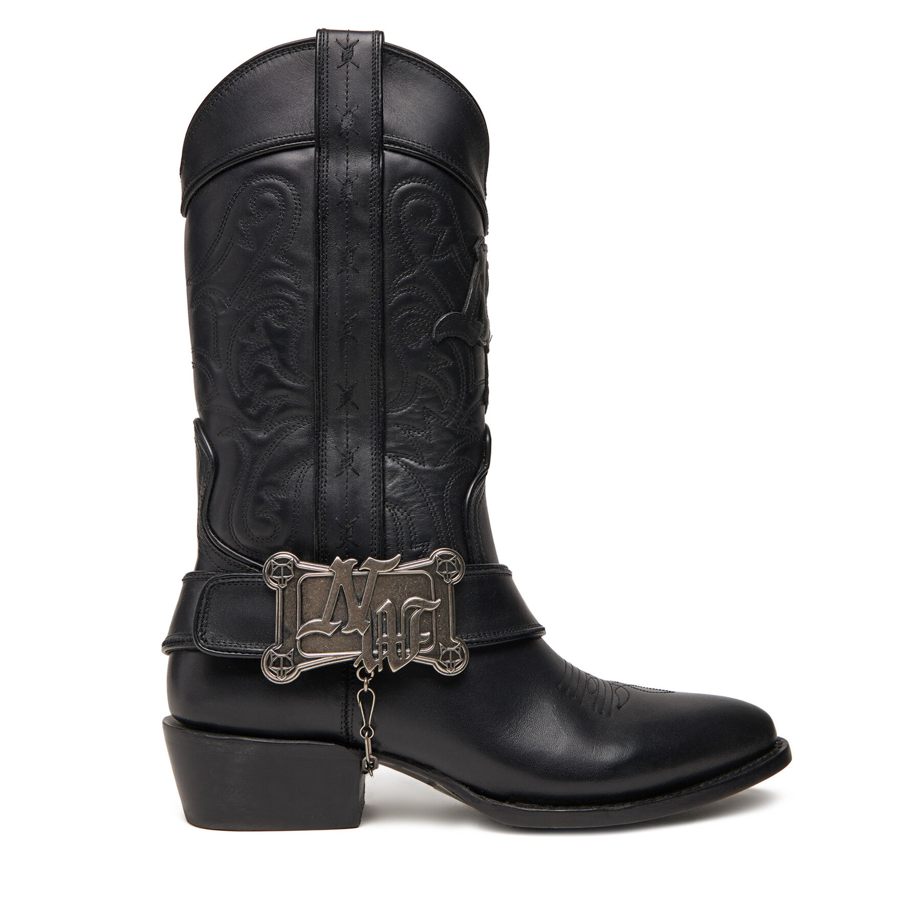 Kaubojiški batai Naked Wolfe THE OUTLAW BOOT Juoda