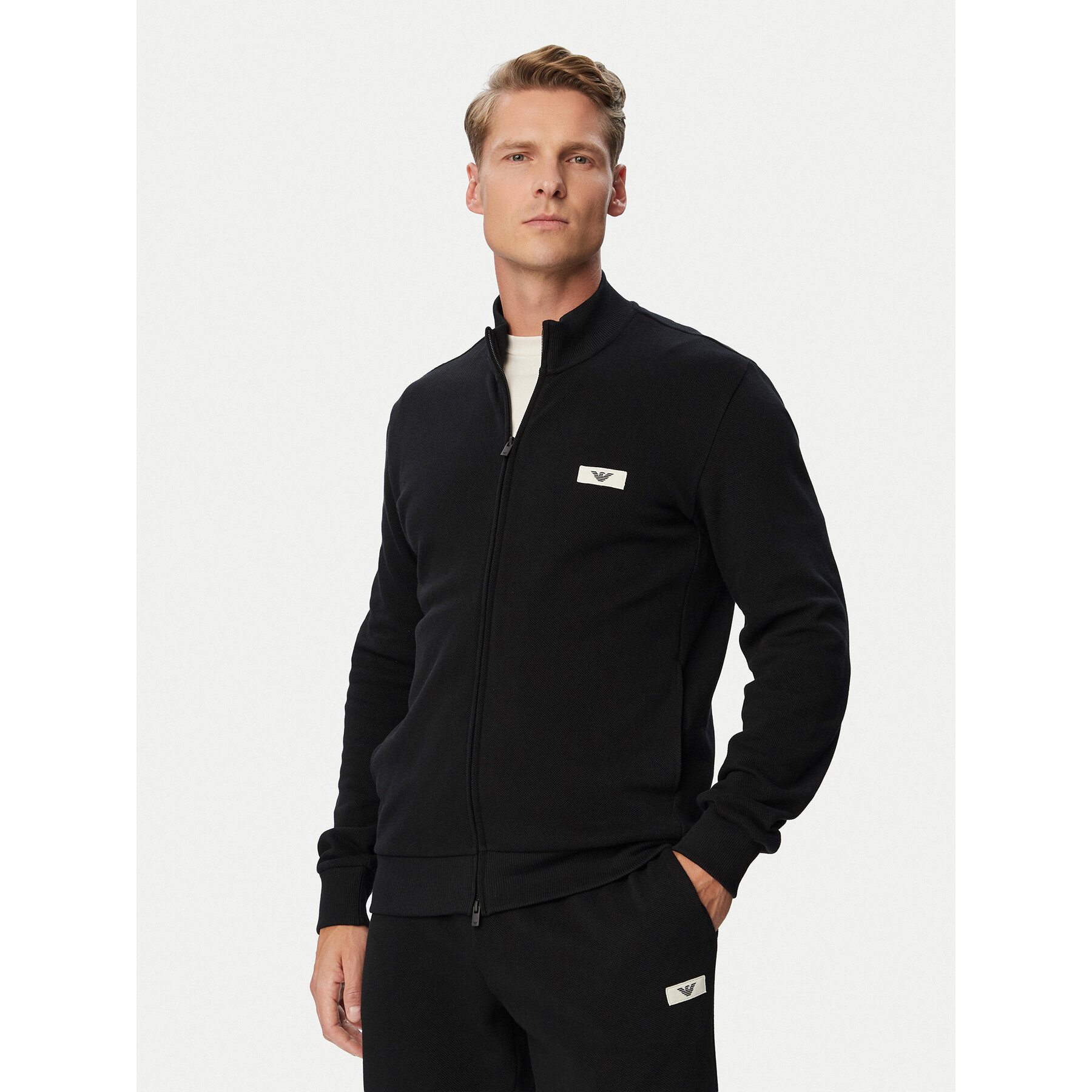 Emporio Armani Underwear Sweatshirt EM001386 AF25028 UC001 Schwarz Regular Fit