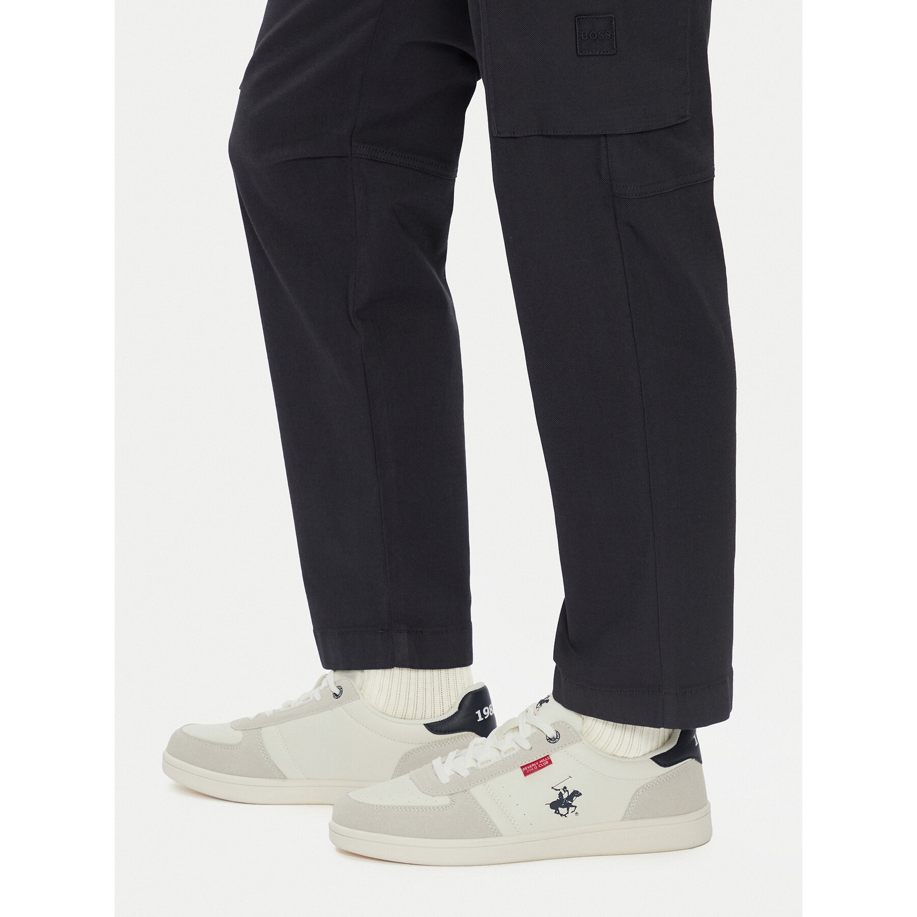 Sneakers Beverly Hills Polo Club V5-10147 Alb