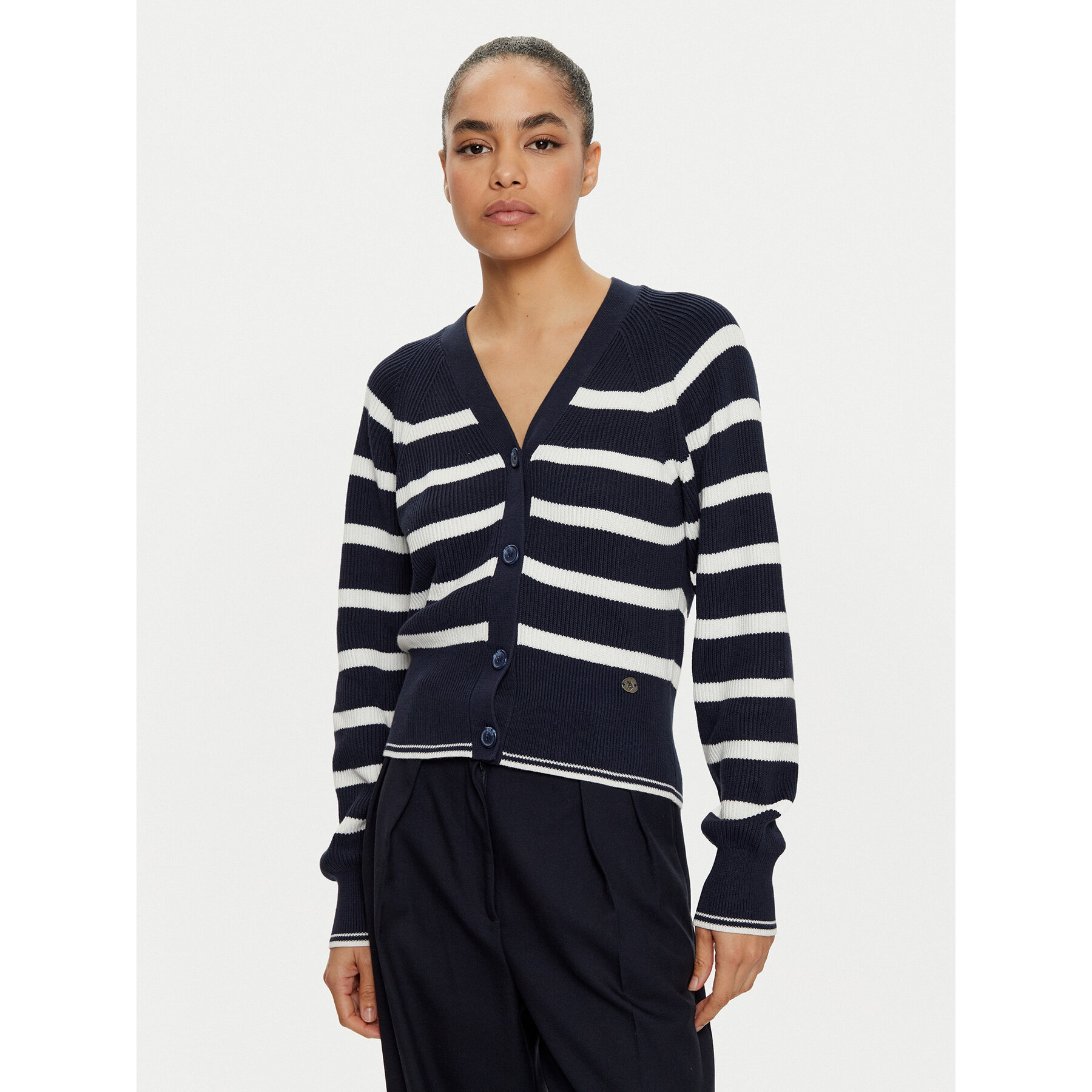 U.S. Polo Assn. Strickjacke WUP0806 Dunkelblau Regular Fit