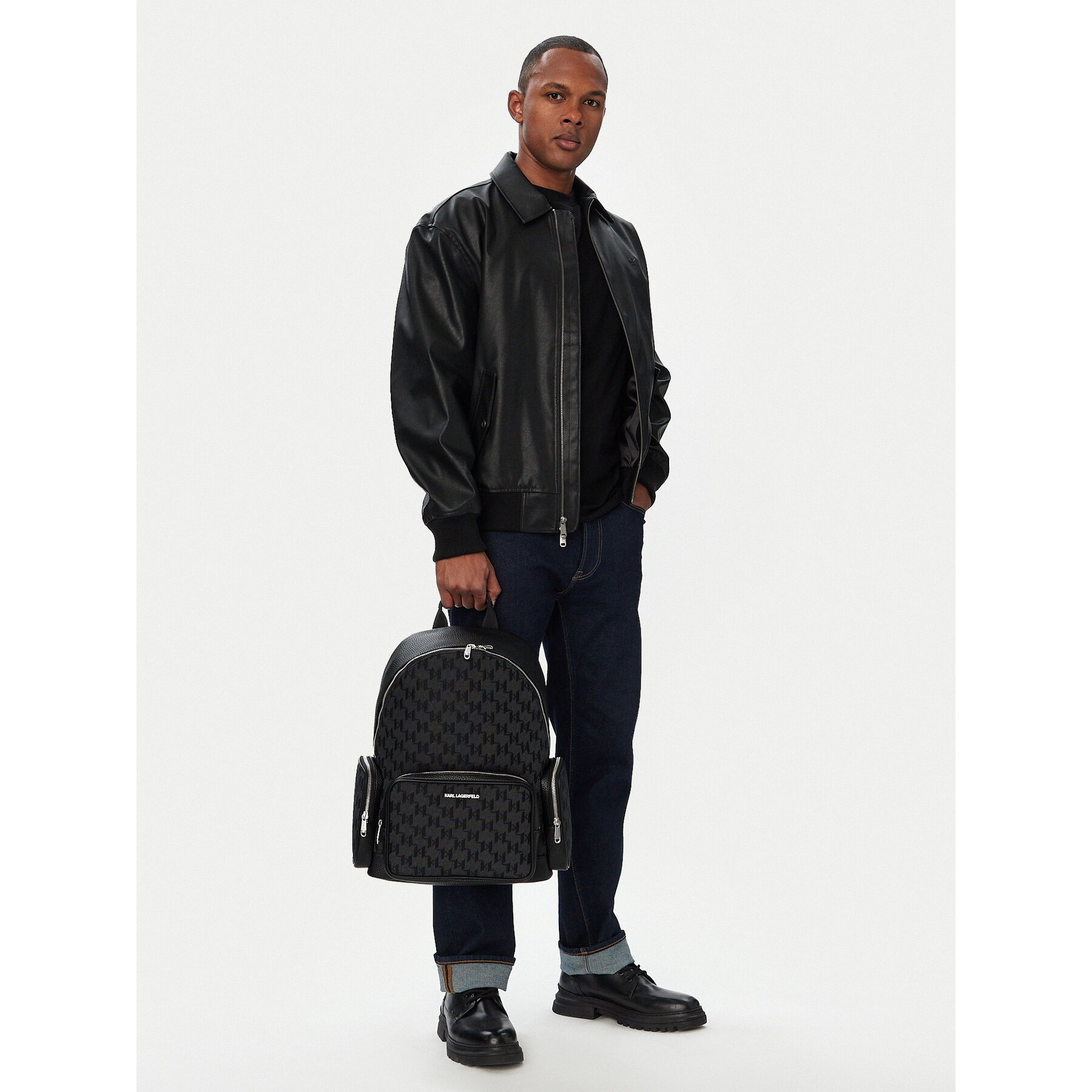 Раница KARL LAGERFELD B3M30246 Черен