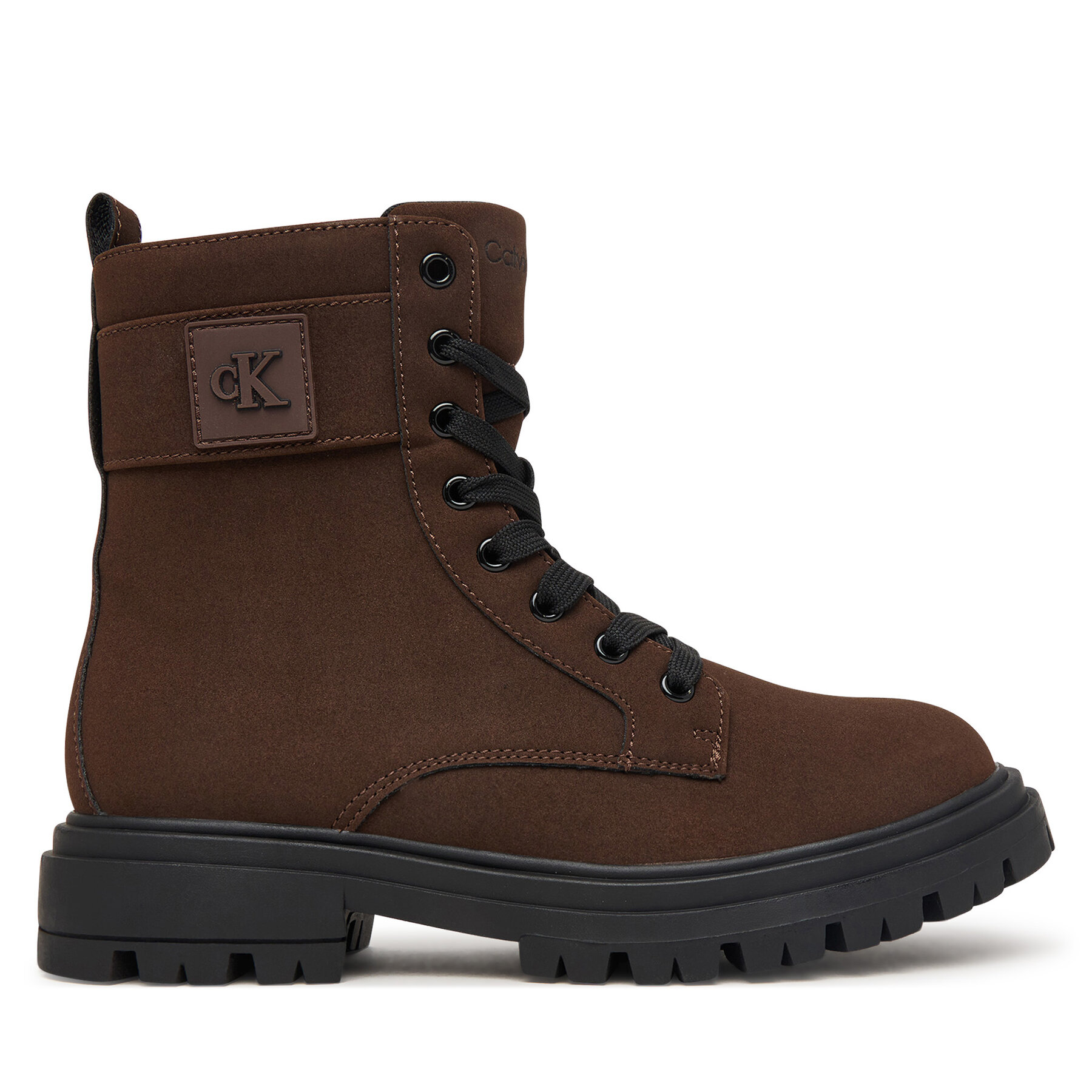 Planinarske cipele Calvin Klein Lace-Up Bootie V3A5-83421-0315 Tamno smeđa