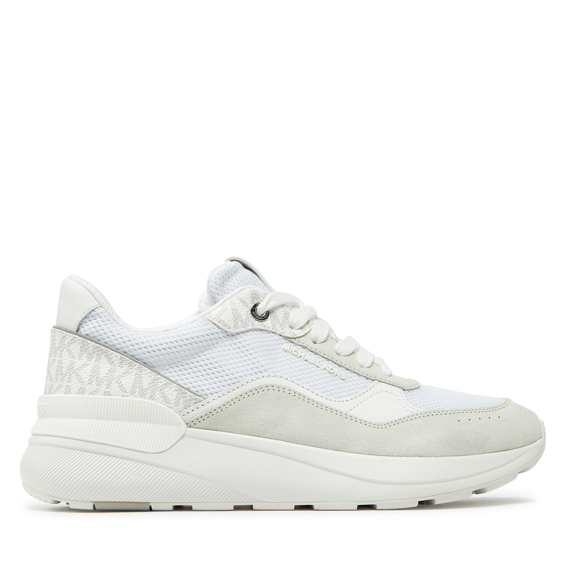 Сникърси MICHAEL Michael Kors Trevor Mixed-Media Trainer 42F4TRFS7D Бял
