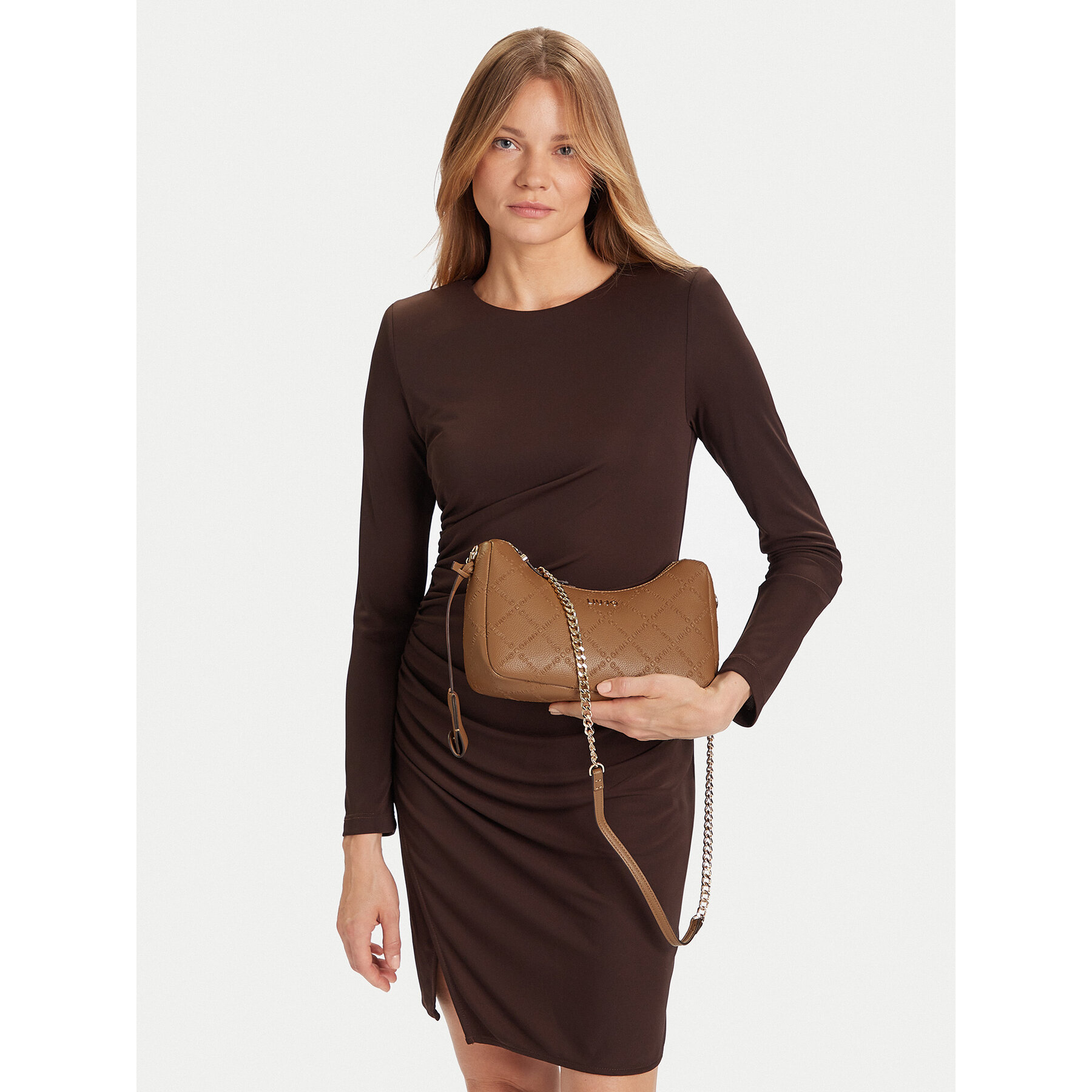Torbica Liu Jo Ecs S Hobo AF5056 E0538 Smeđa
