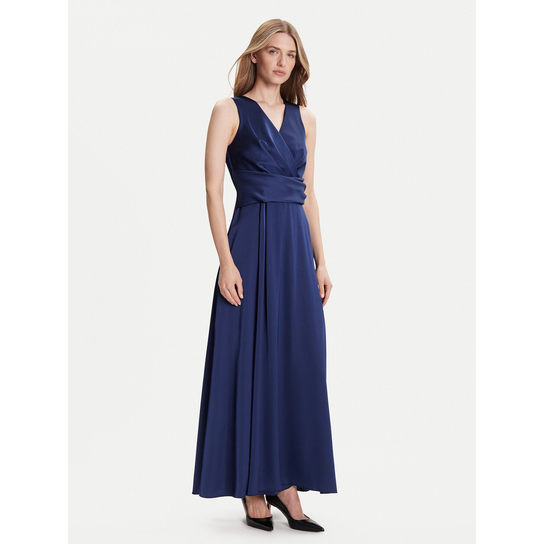 Rinascimento Abendkleid CFC0124986003 Dunkelblau Regular Fit