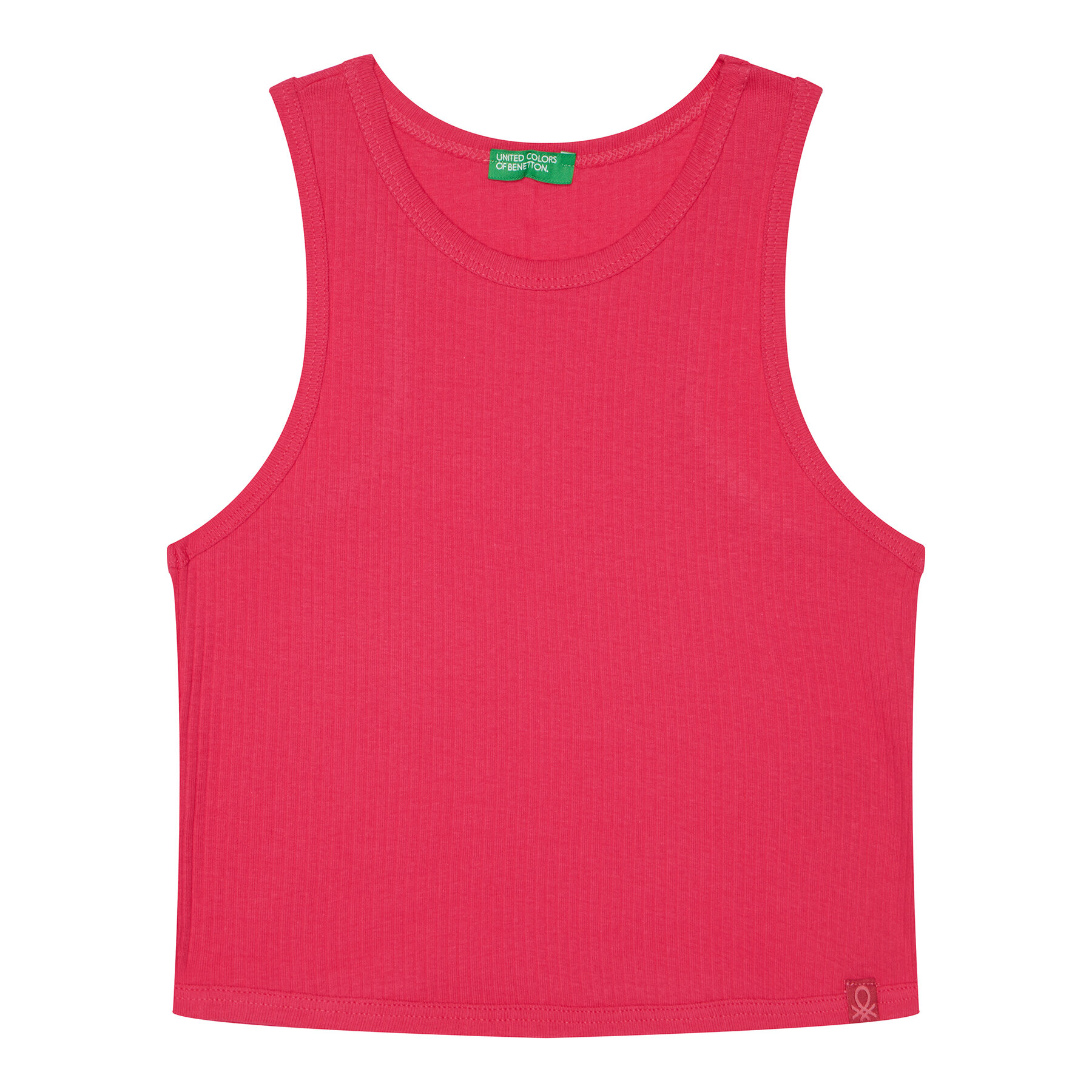 United Colors Of Benetton Top 31H3CH01F Rosa Slim Fit