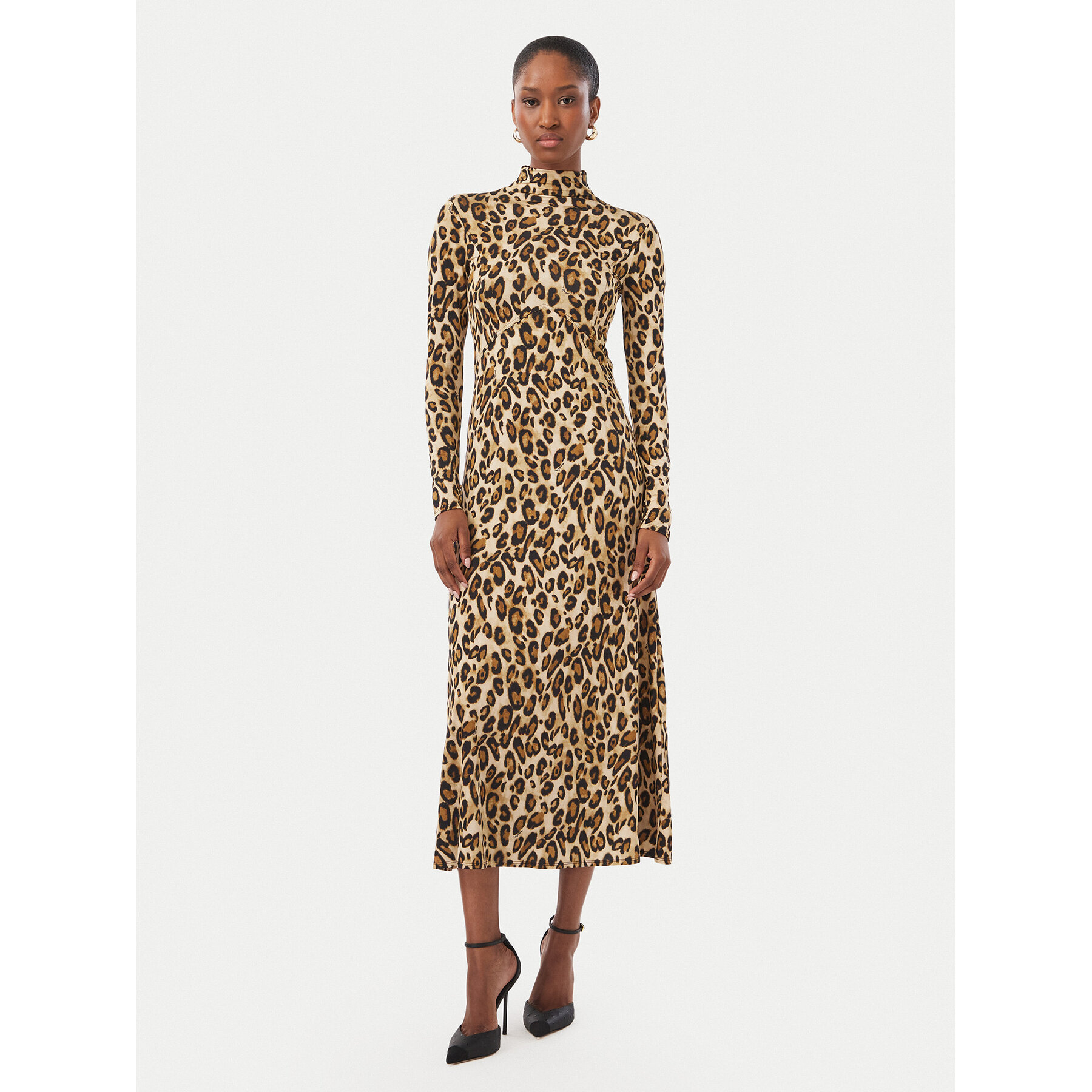 Marella Kleid für den Alltag Girino 2623626014 Hellbraun Regular Fit