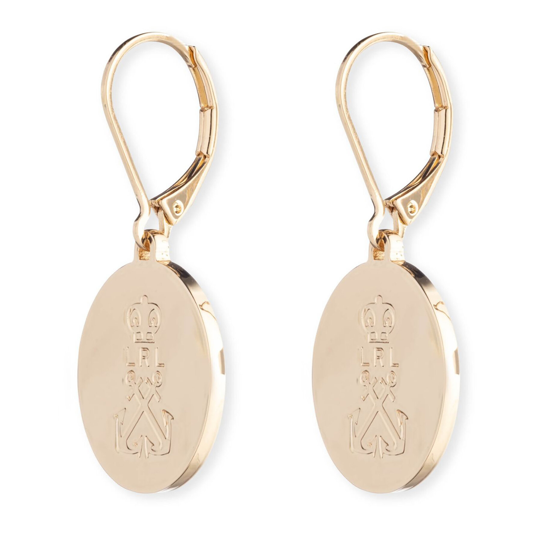 Boucles d'oreilles LAUREN RALPH LAUREN Pe Logo Drop 14G00887 Or