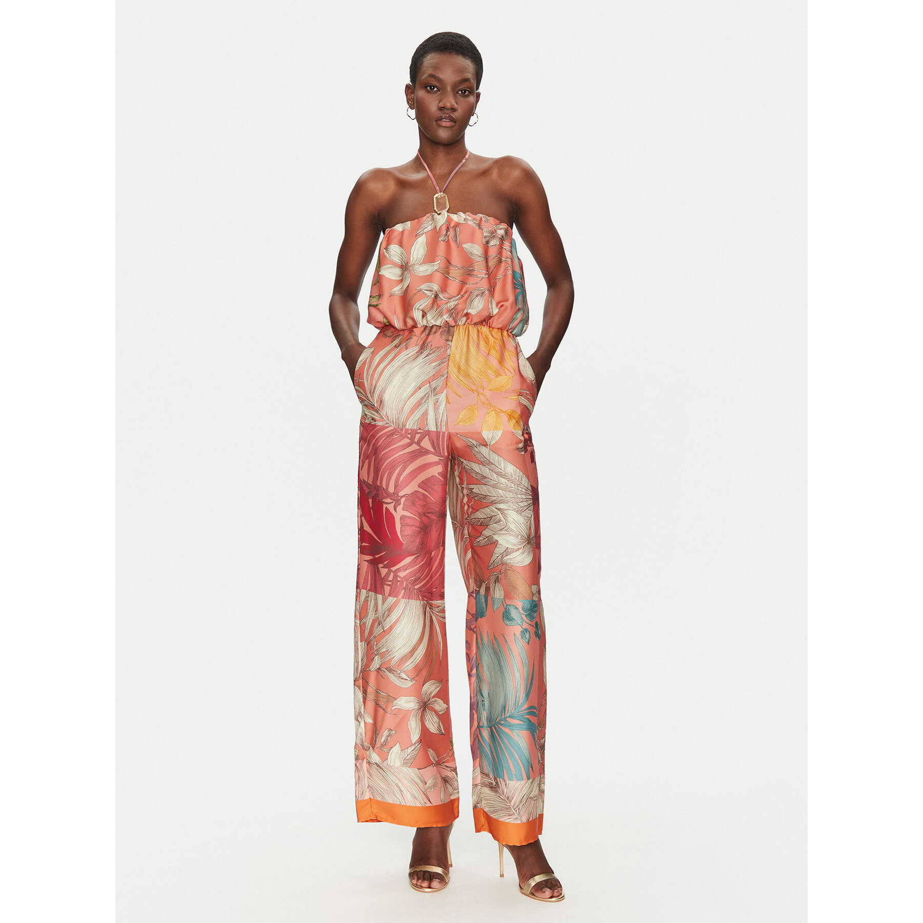 Simona Corsellini Jumpsuit P25CPTU00301 Bunt Wide Leg