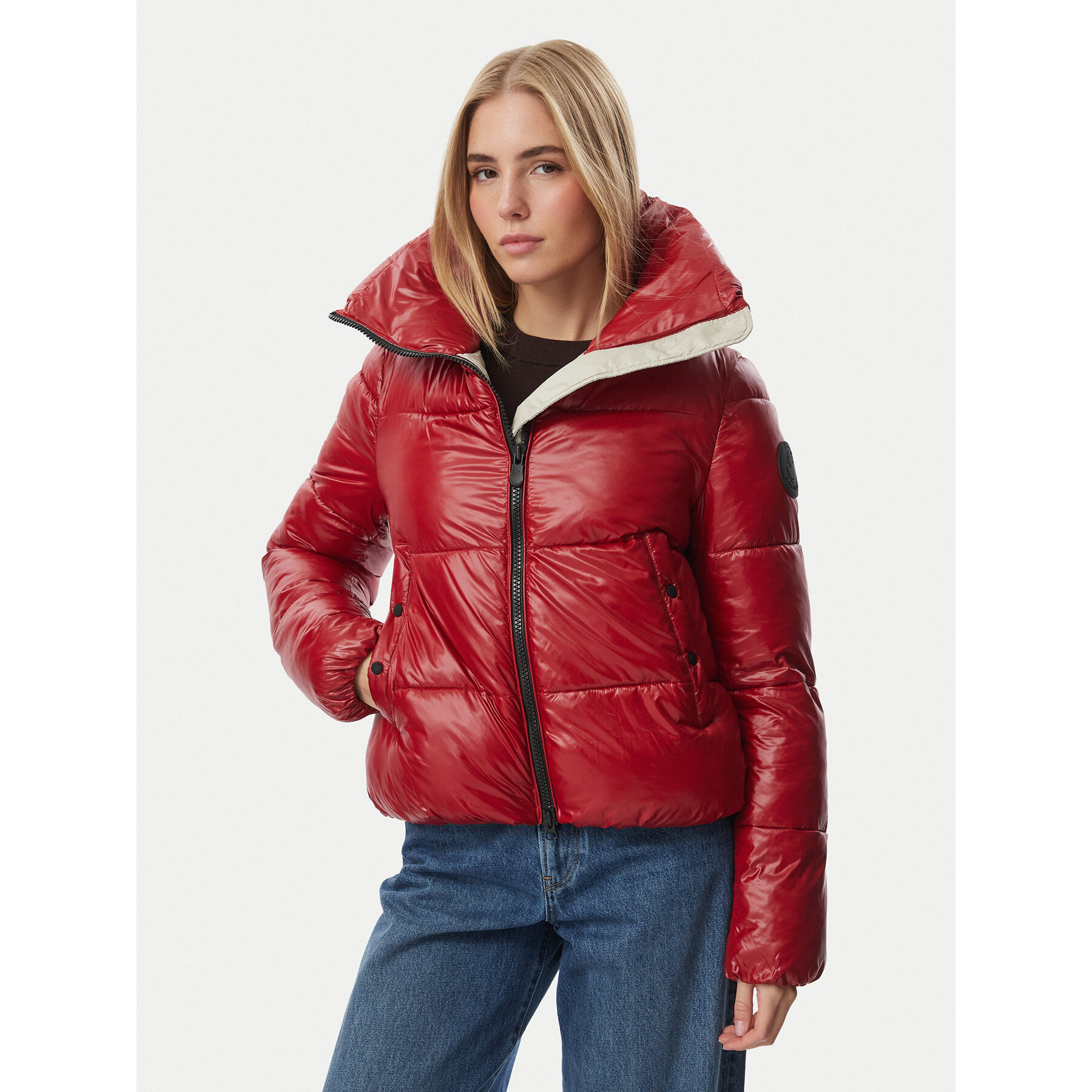 Save The Duck Winterjacke D39370W LOVE21 Dunkelrot Regular Fit