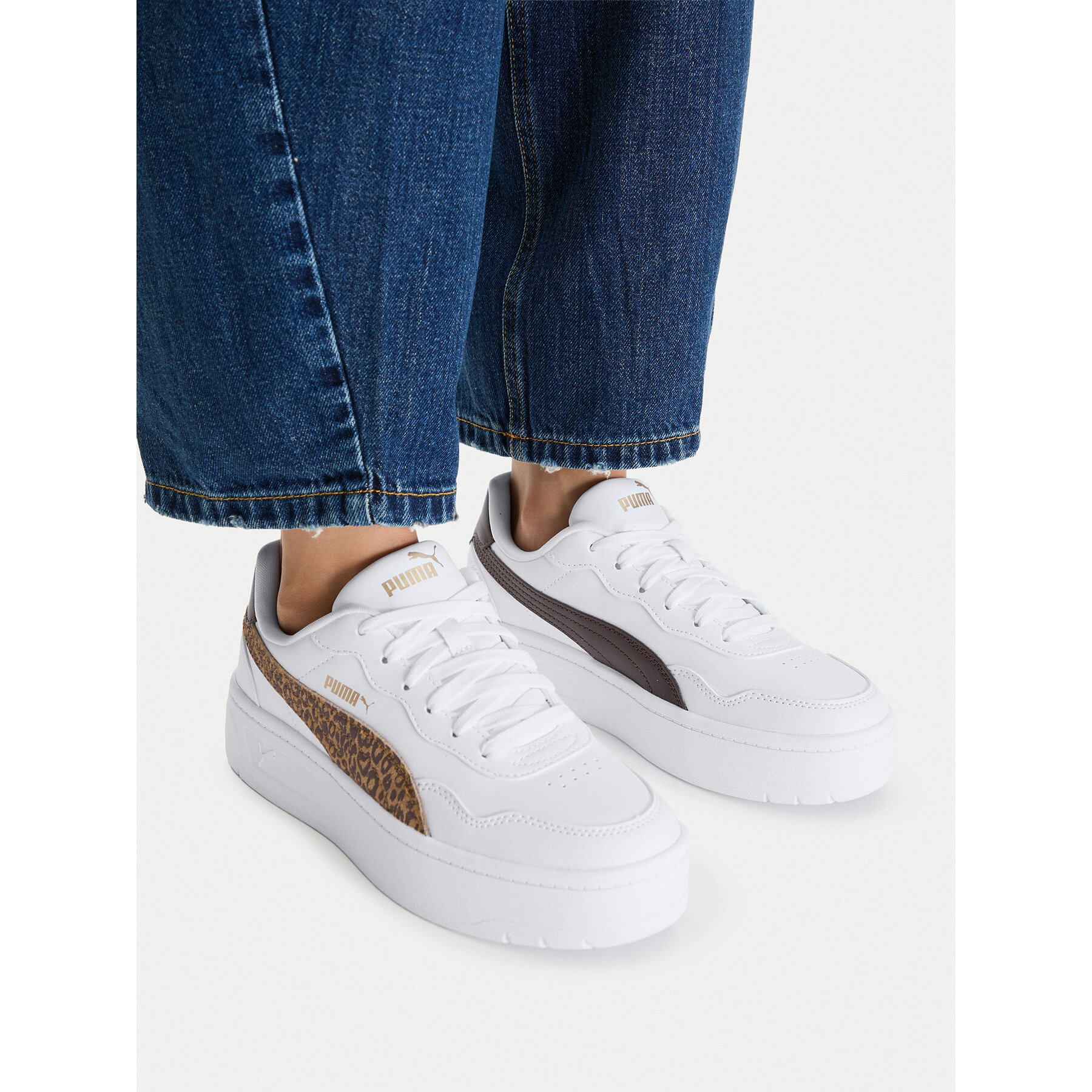 Сникърси Puma Court Lally Skye Feline 408251 02 Бял