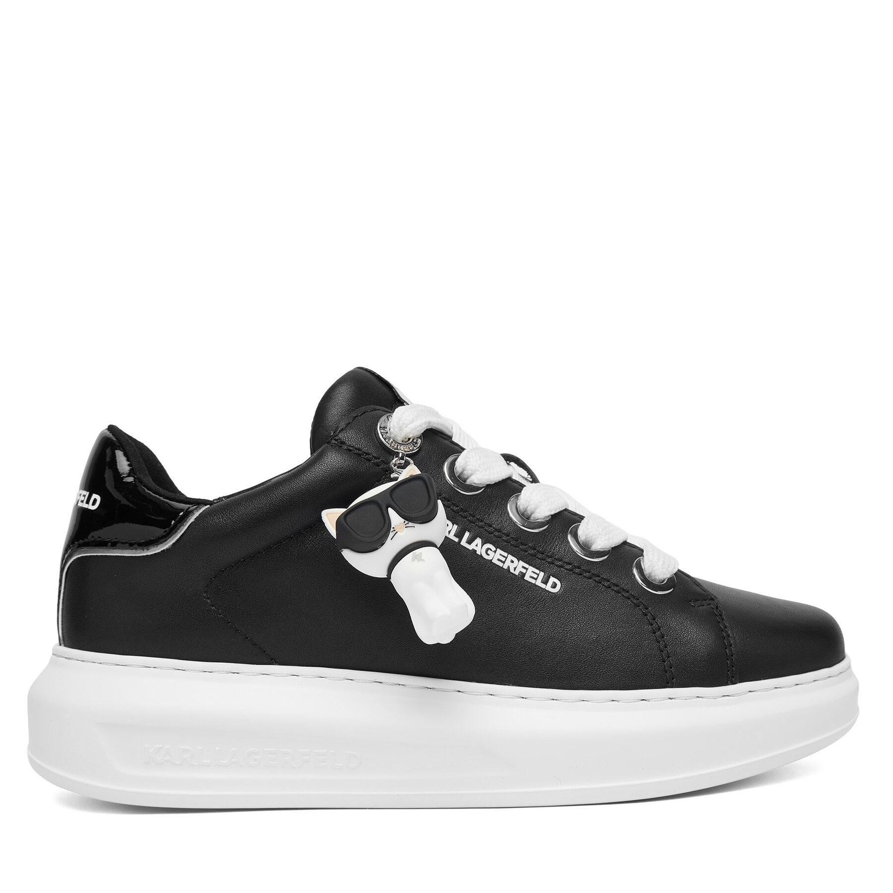 Sneakersy KARL LAGERFELD Kapri KL62536C Čierna