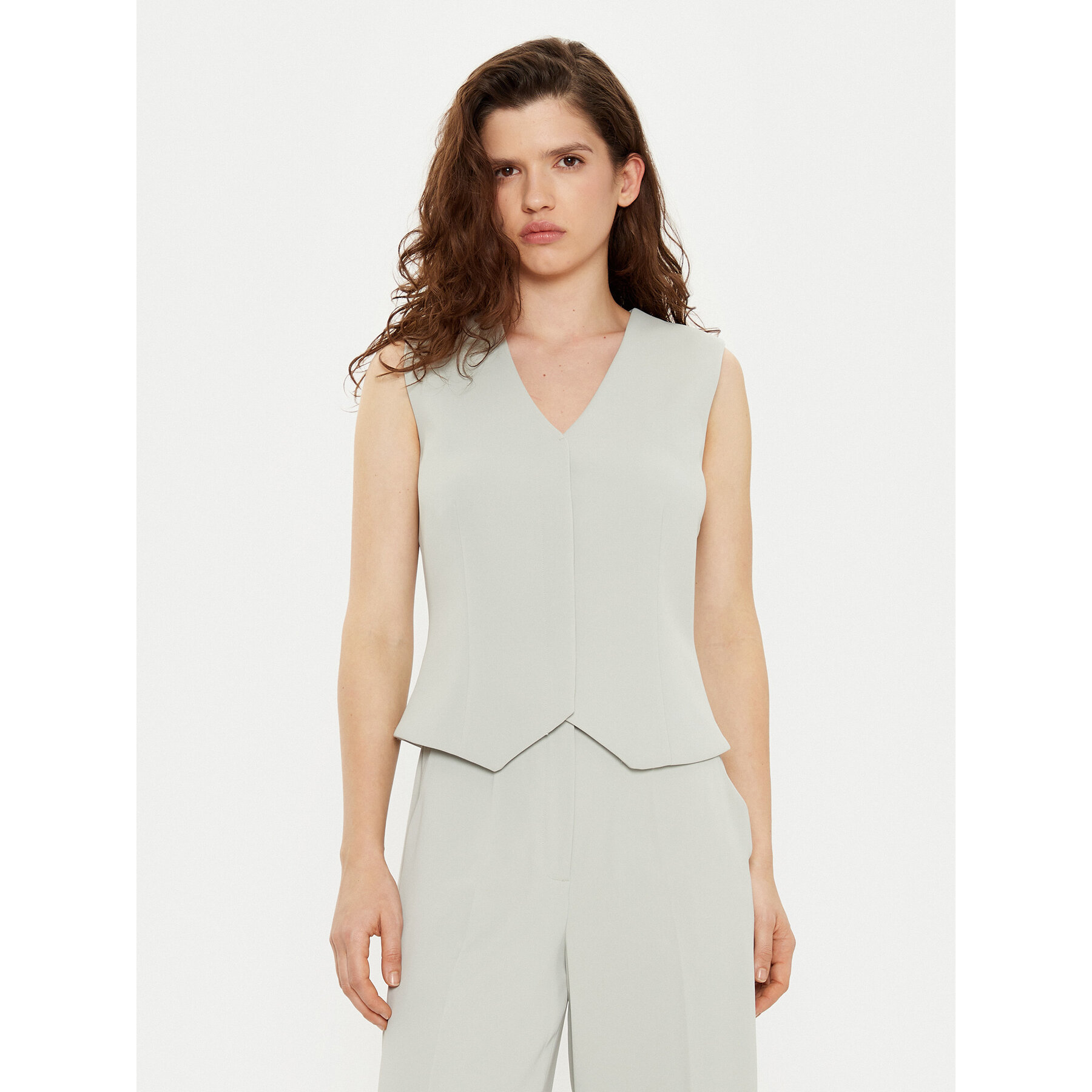 Calvin Klein Weste K20K208017 Grau Slim Fit