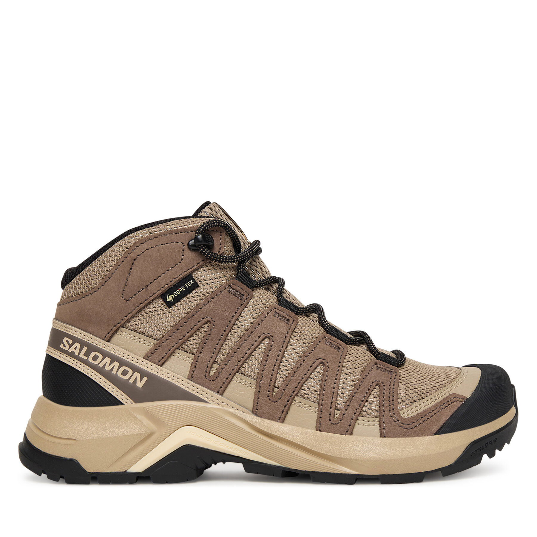 Trekingová obuv Salomon X-Adventure Recon Mid Gore-Tex L47815200 Hnedá