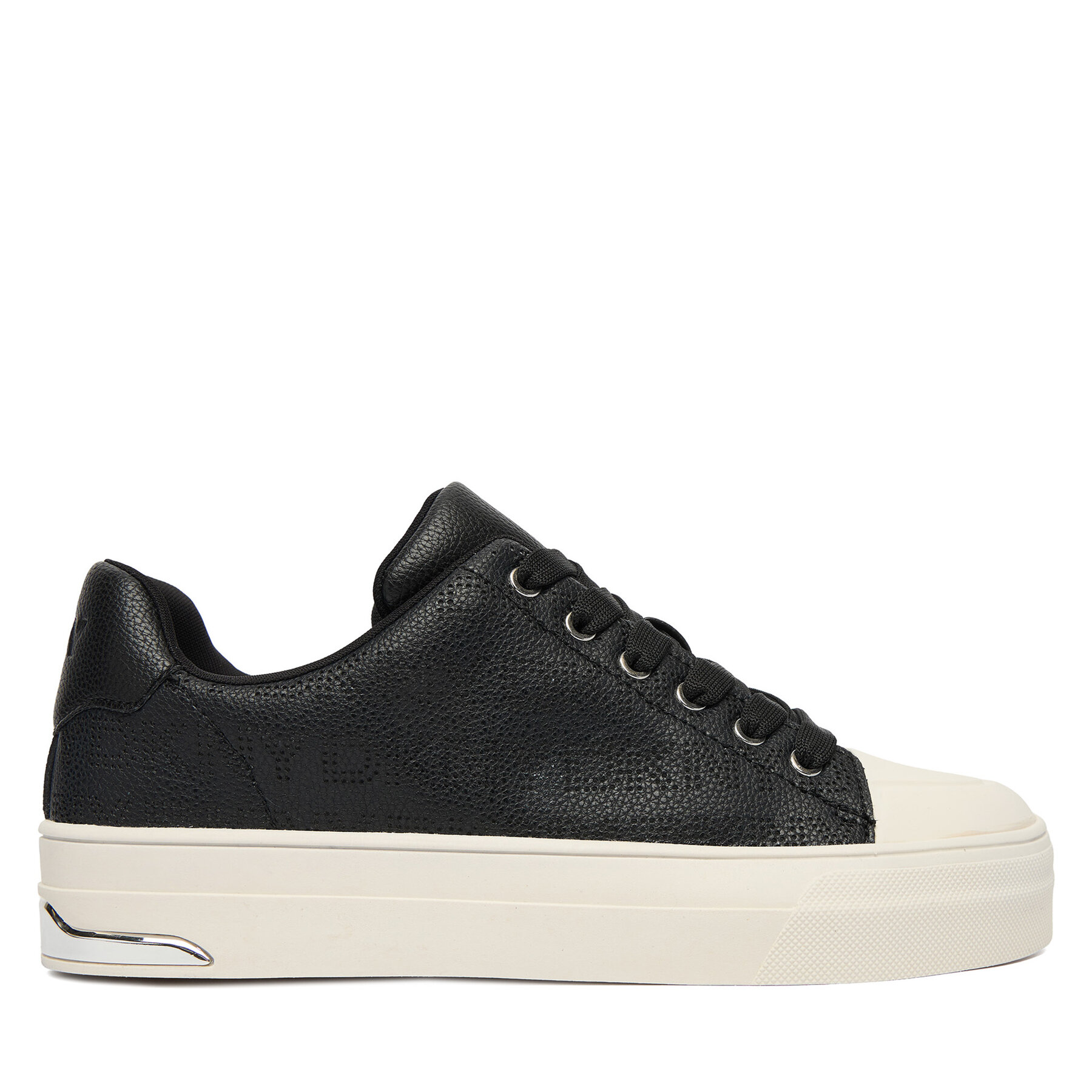 Tornacipő DKNY York Perf Lace UP K4533691 Fekete