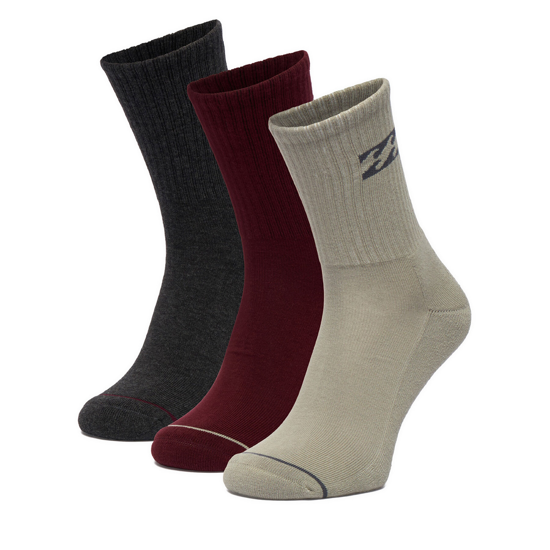 Dlhé ponožky Billabong CEO_BR_BILLA_3061_W_AW25 (3 PACK) Farebná