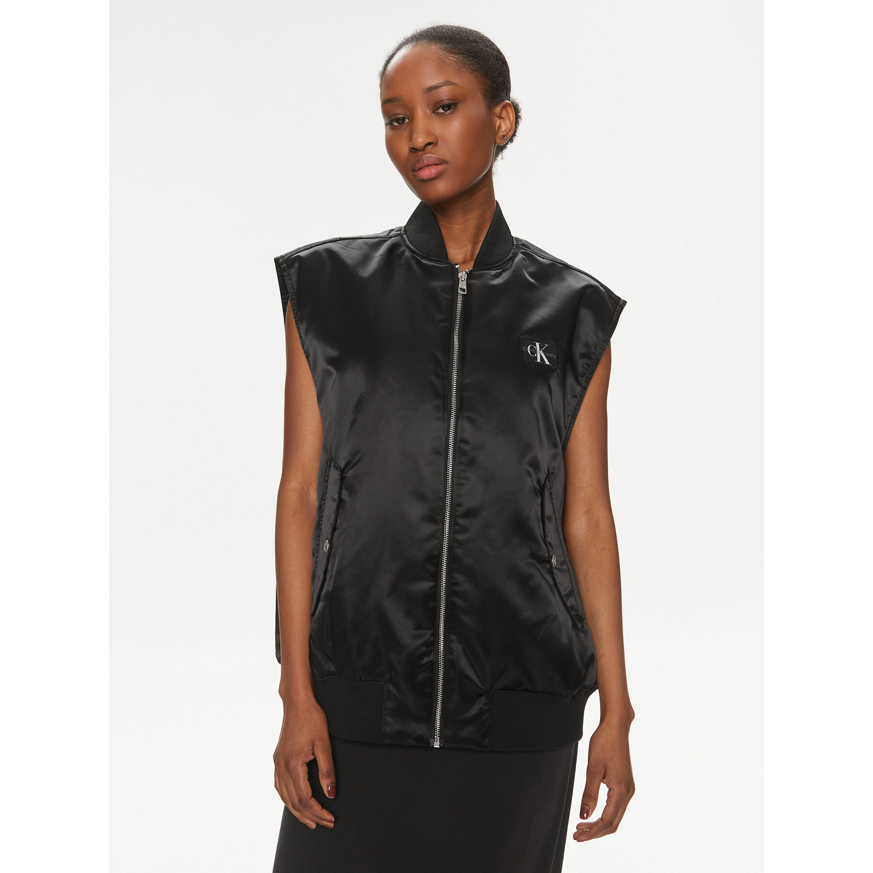 Calvin Klein Jeans Bodywarmer J20J223039 Schwarz Relaxed Fit