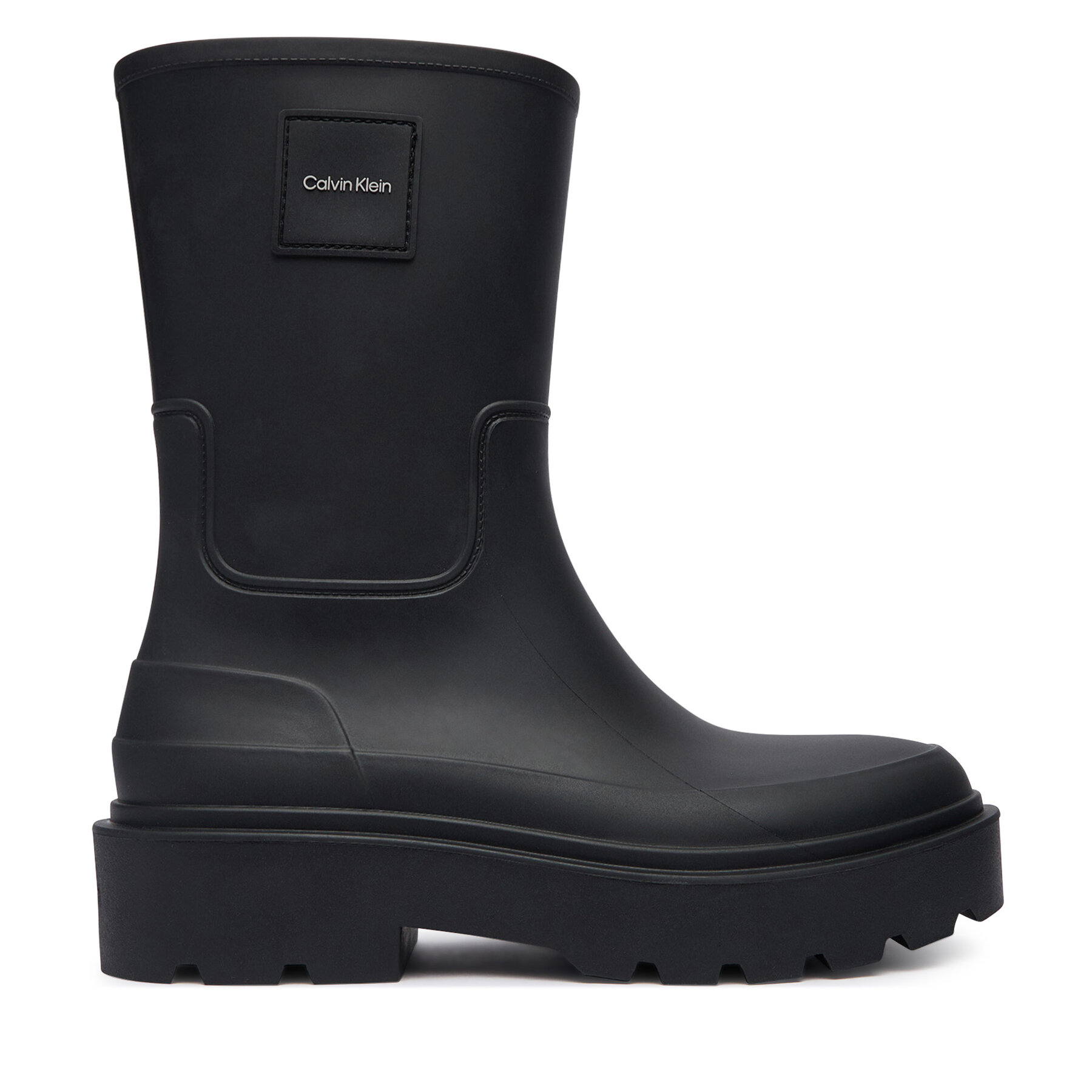 Cizme de cauciuc Calvin Klein Rainboot Rubber HW0HW03179 Negru