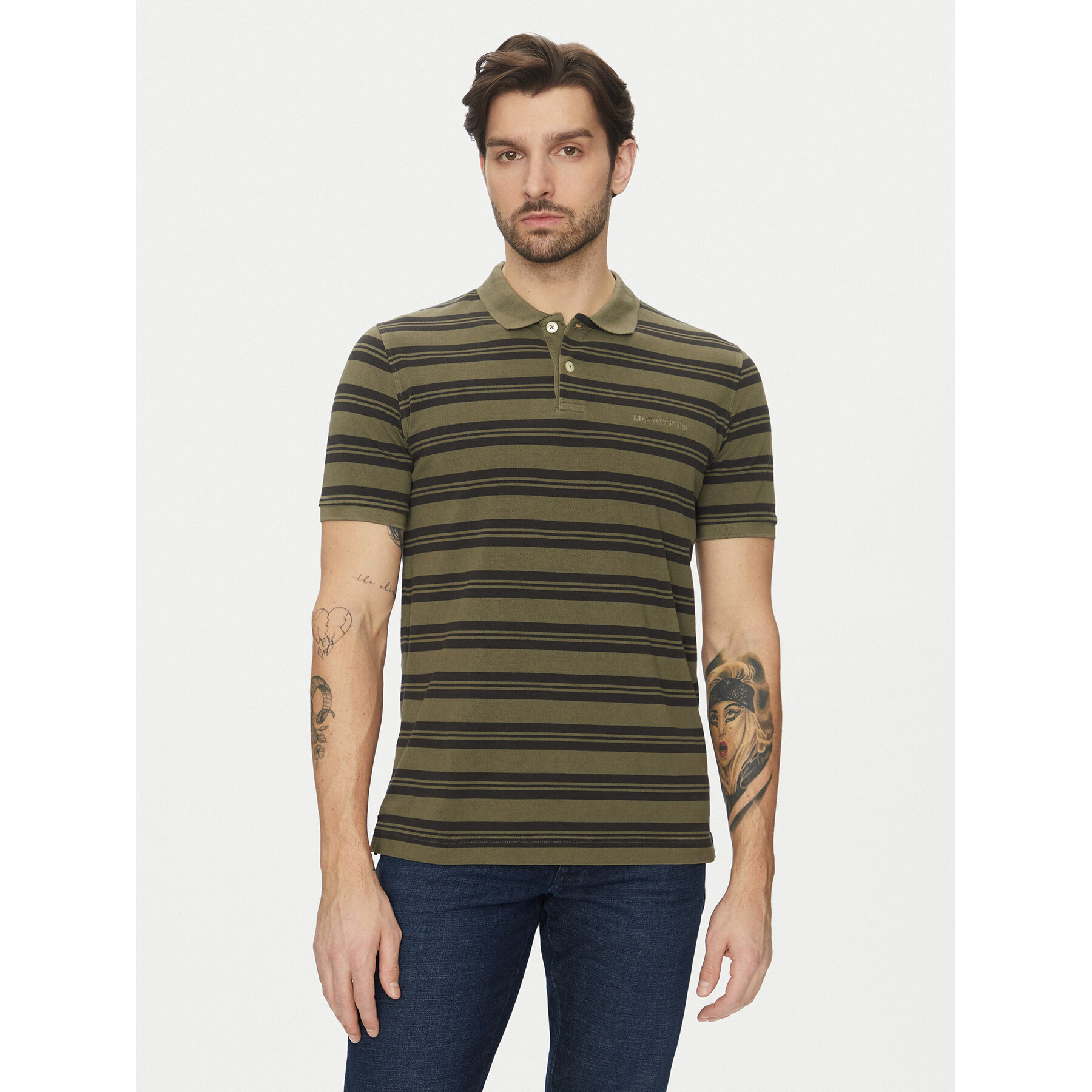 Marc O'Polo Polo 522 2068 53040 Verde Regular Fit