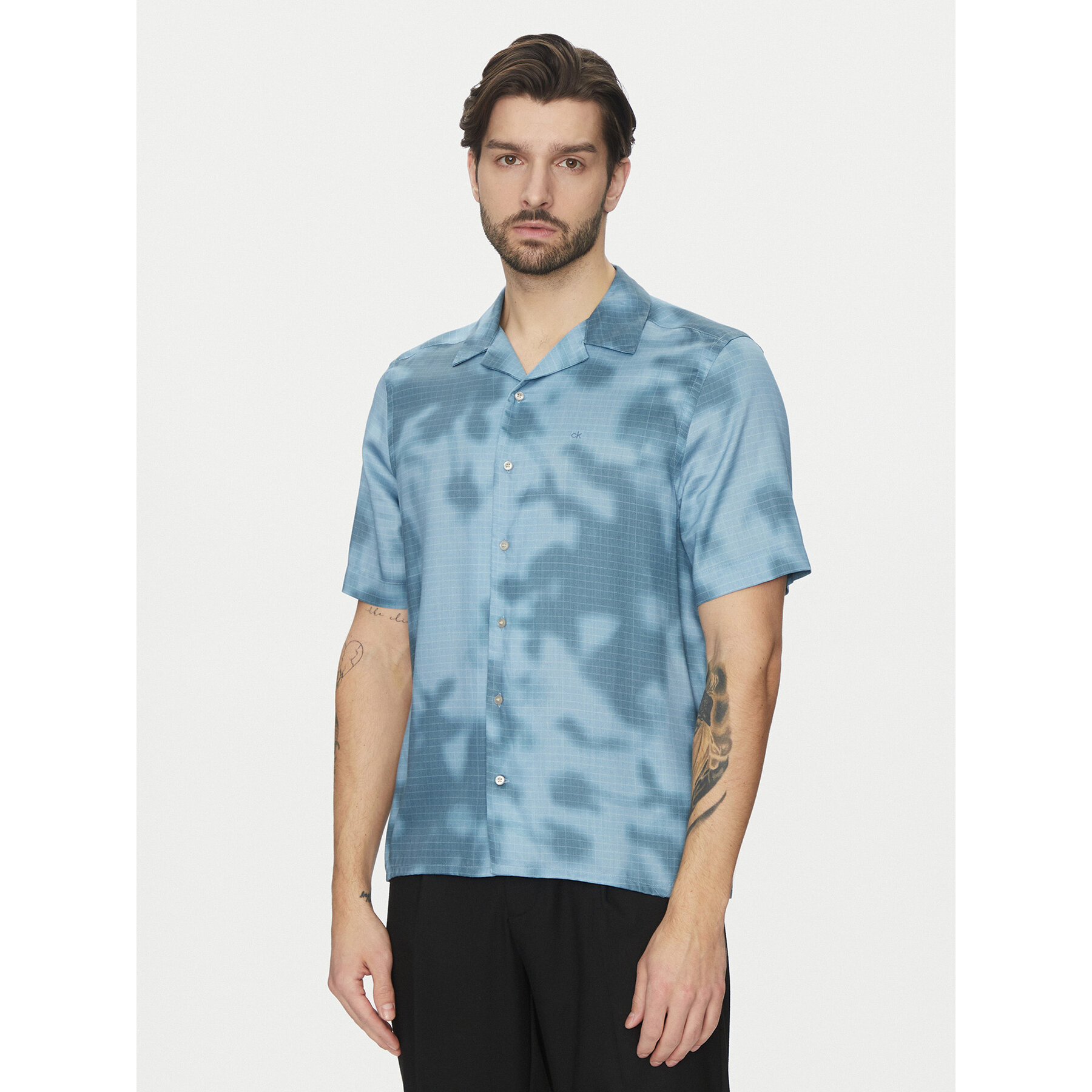 Calvin Klein Hemd K10K114190 Blau Regular Fit
