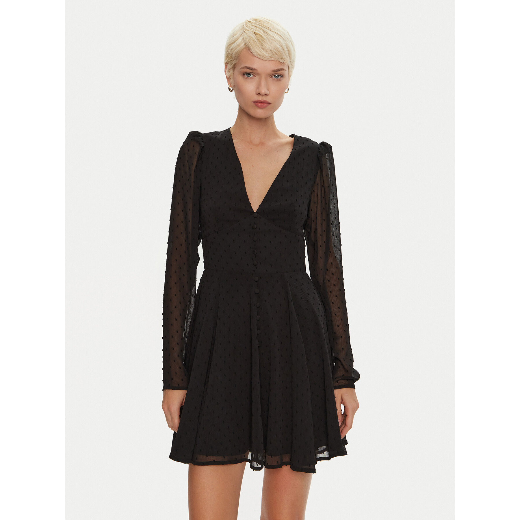 ROTATE Coctailkleid Thoriana 113102100 Schwarz Regular Fit