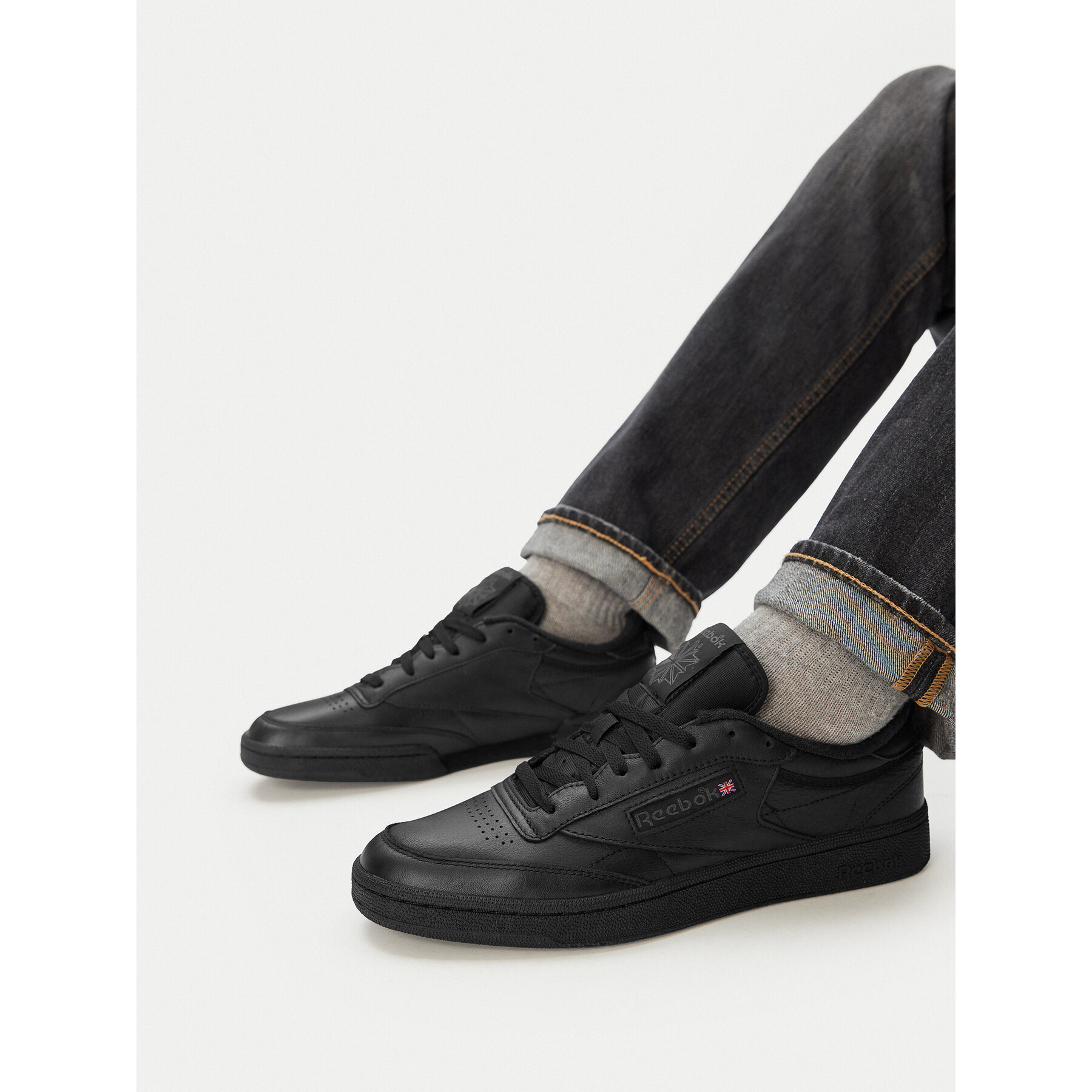 Сникърси Reebok EO-CLUB C 100000153 Черен