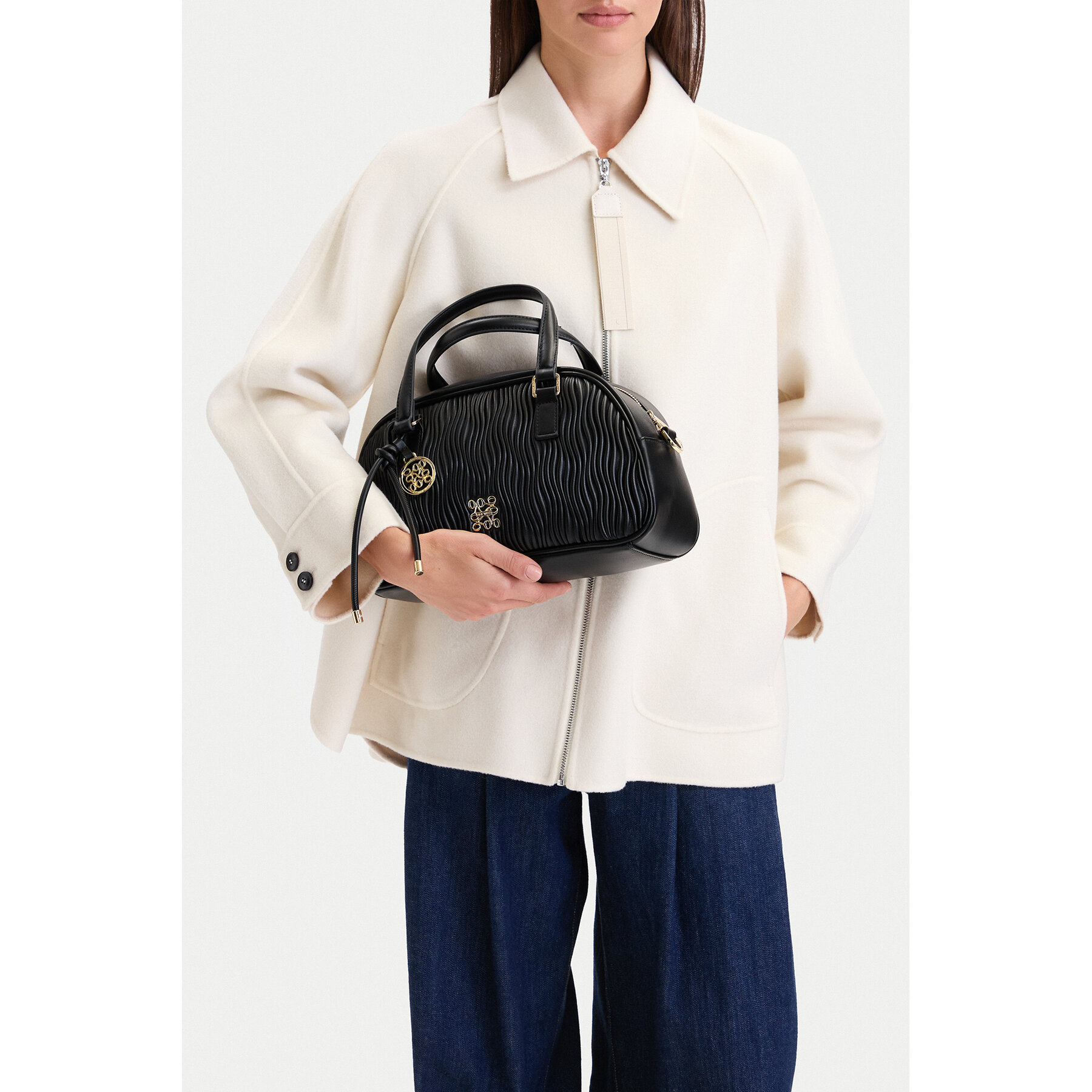 Ročna torba Nine West CEO-NW-M-003-10 Črna