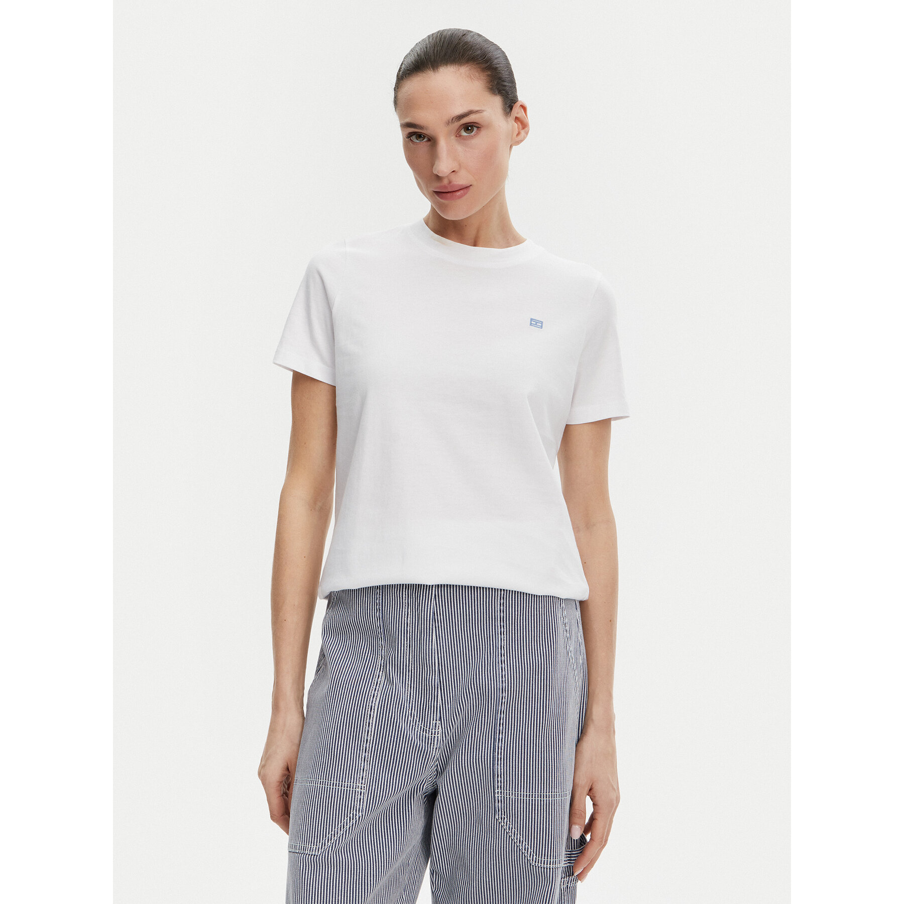 Tommy Hilfiger T-Shirt WW0WW45522 Bianco Regular Fit