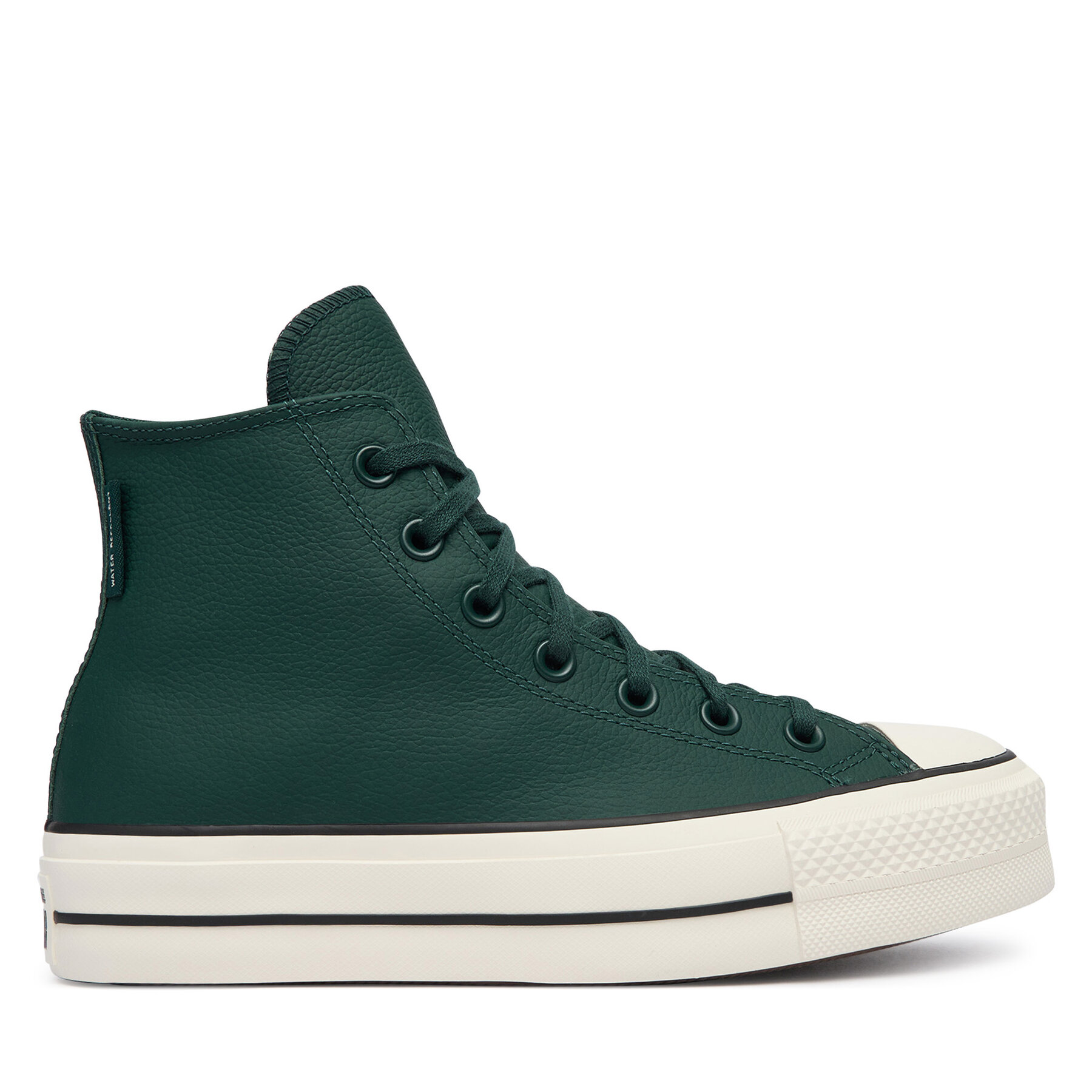 Plátenky Converse Chuck Taylor All Star Lift Platform Water-Repellent A18393C Tmavo zelená