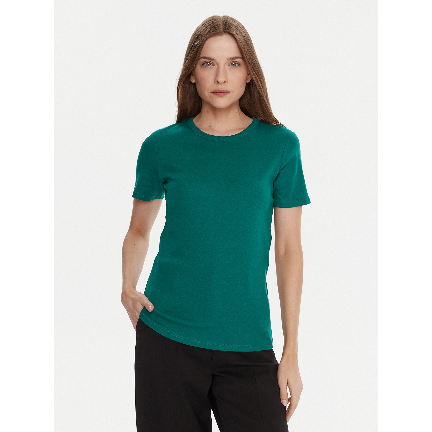 United Colors Of Benetton T-Shirt 3GA2E16A0 Μπλε Regular Fit