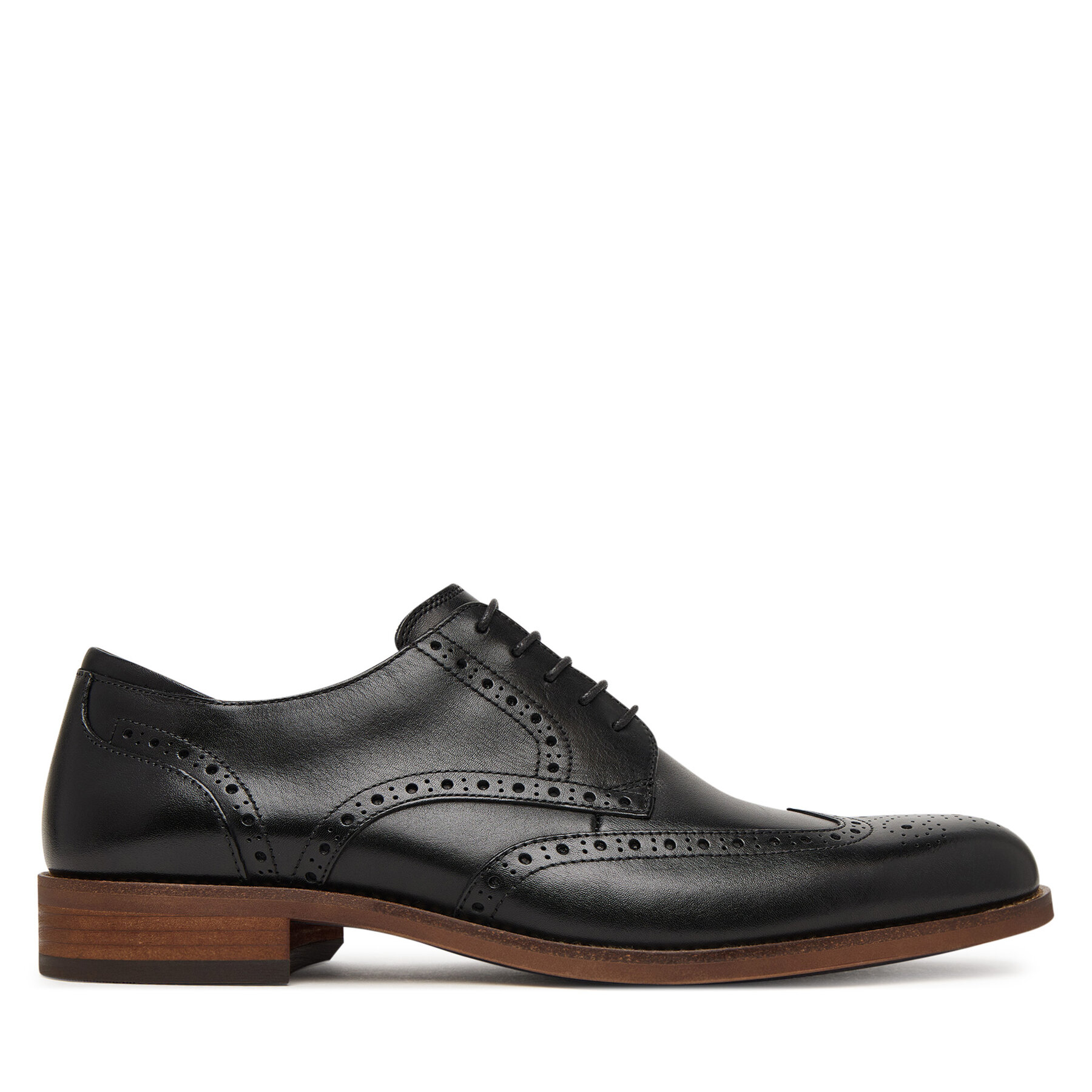 Poltopánky Clarks CraftRemi Tip 26186390 Čierna