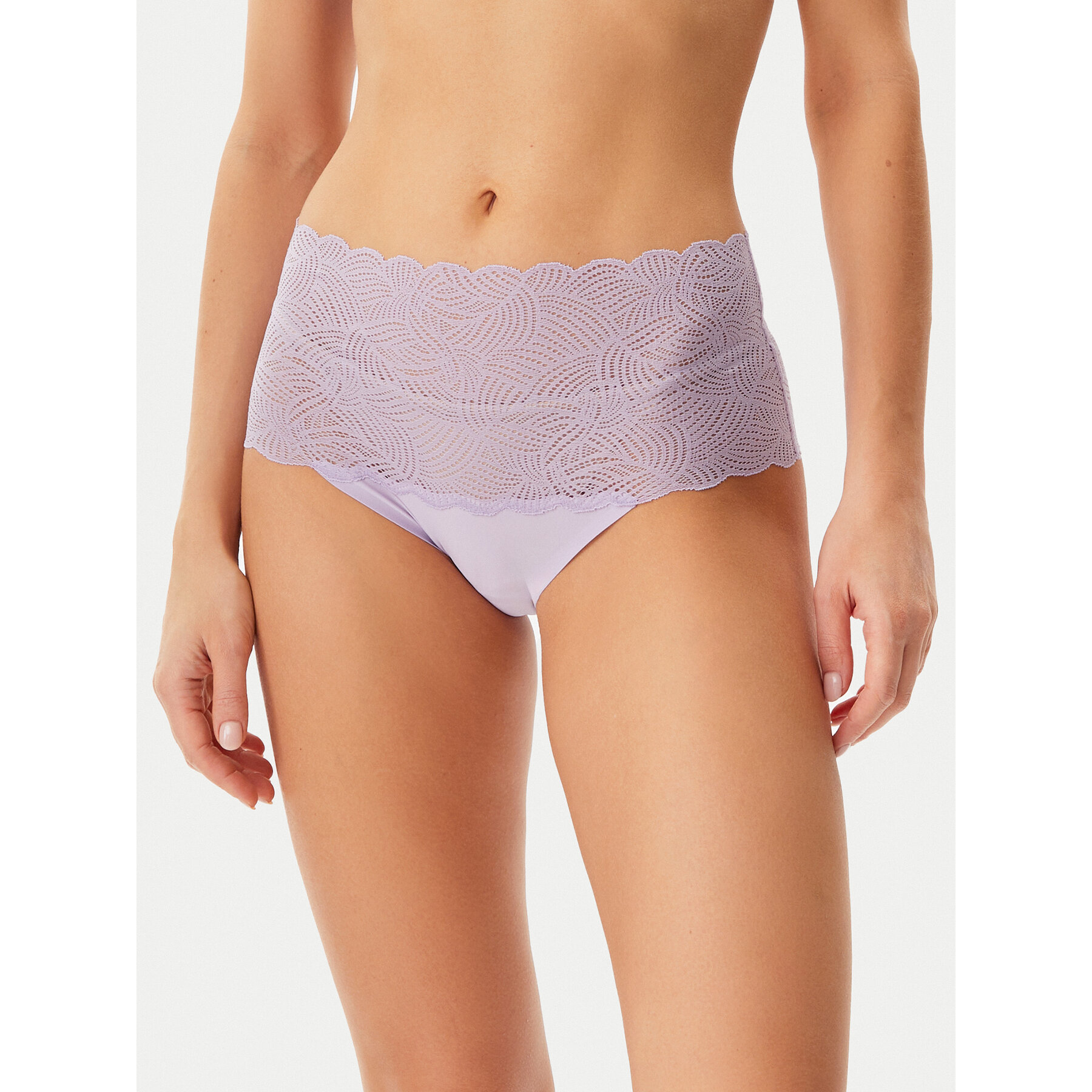 Chantelle Mutande classiche a vita alta Soft Stretch C11G80 Viola