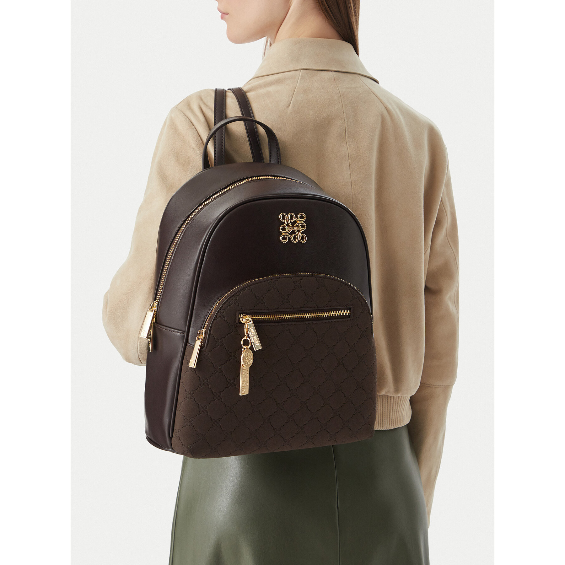 Ruksak Nine West CEO-LUXE HARMONY-JH7269 Hnedá