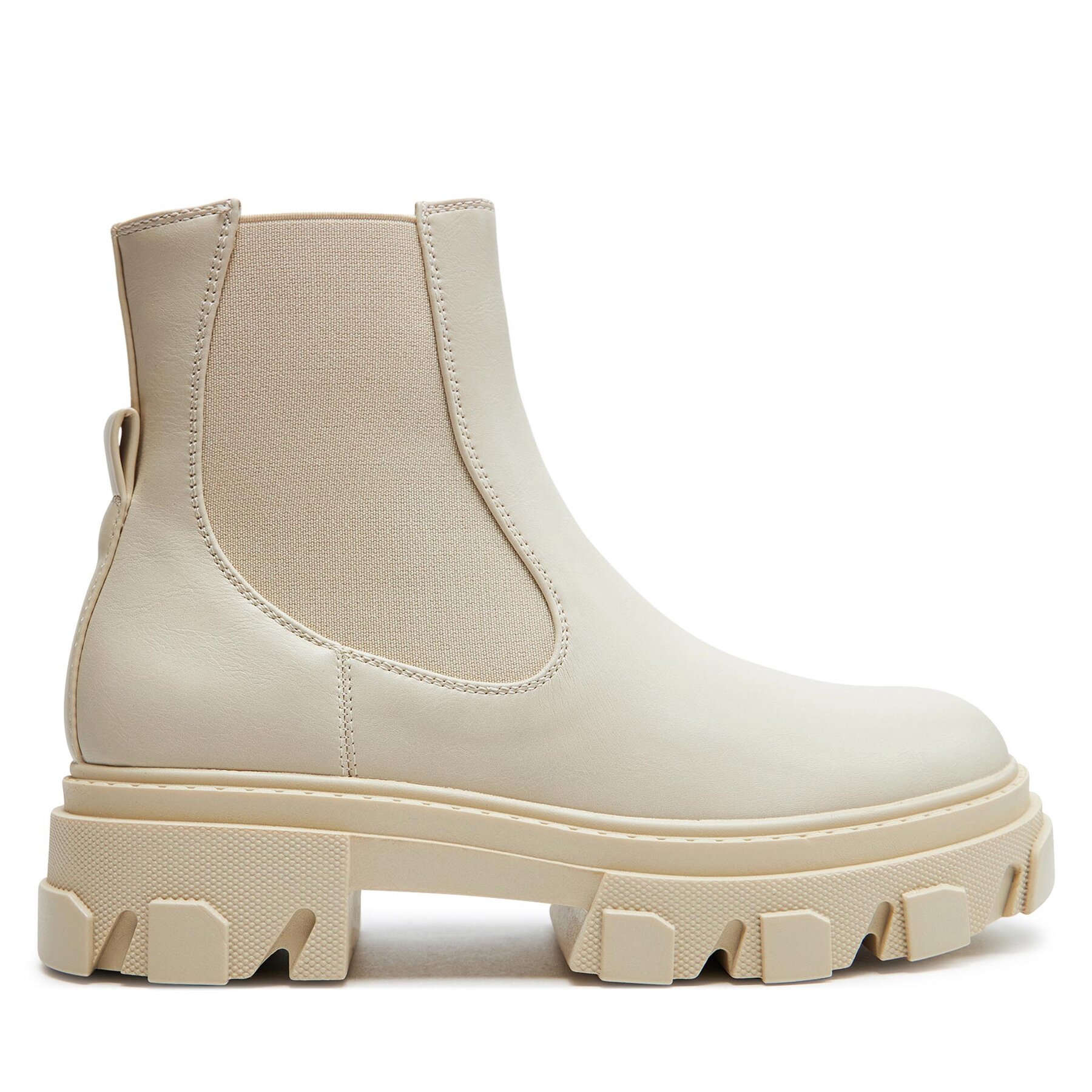 Členková obuv s elastickým prvkom ONLY Shoes Onltola-15 15320055 Écru